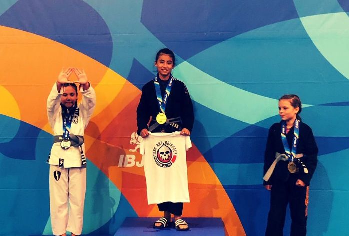 Alejandra Boixader, campiona del Kids International IBJJF Jiu-Jitsu Campionship. FOTO: Cedida