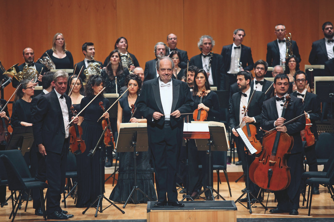 L’Orquestra Simfònica durant un concert al Teatre-Auditori. FOTO: Lali Puig