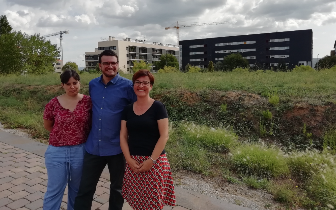 Aina Balada de Sant Cugat en Comú, i Marta Ribas, diputada FOTO: TOT Sant Cugat