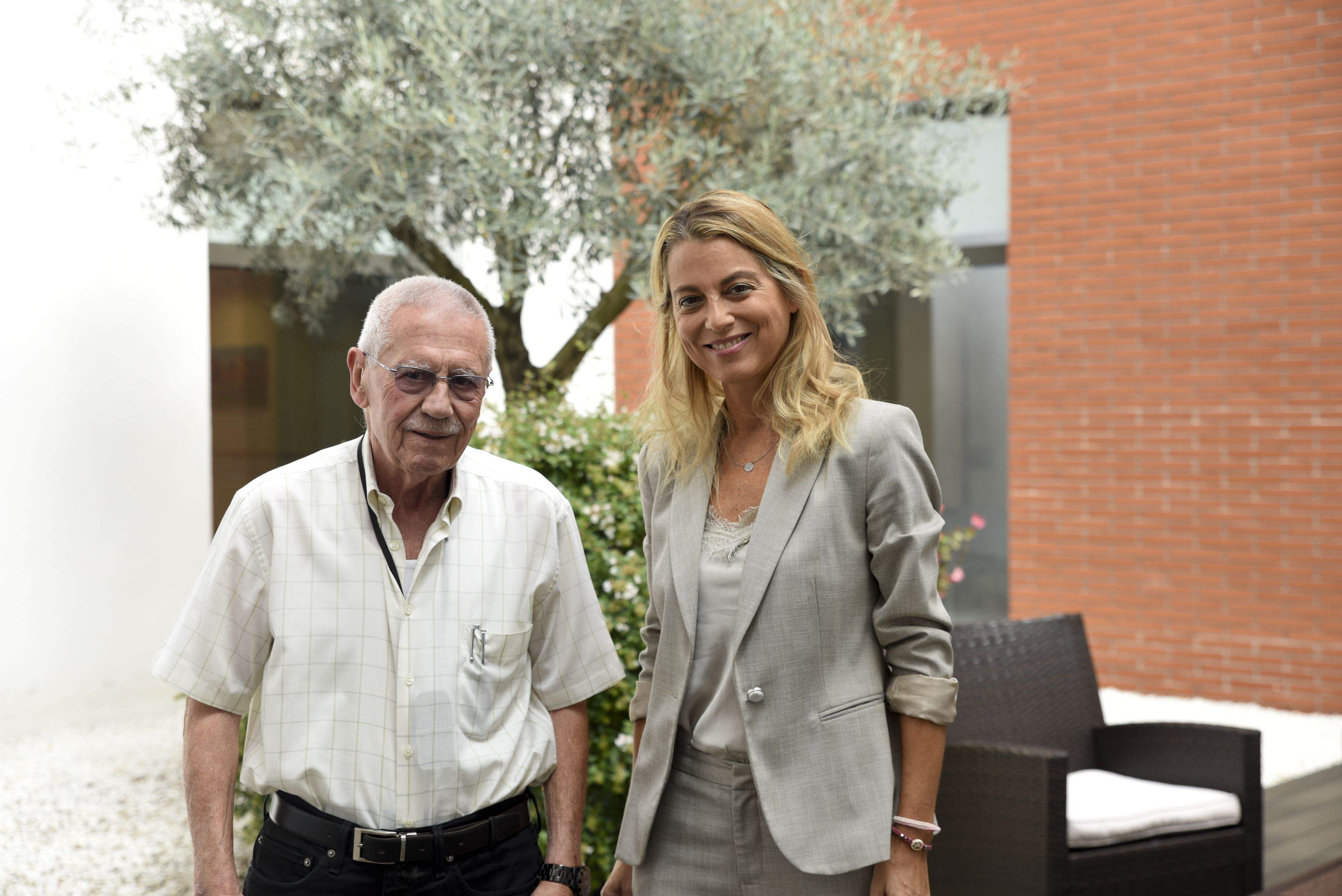 Aranyó i Marín a les instal·lacions de Cugat Natura FOTO: Bernat Millet