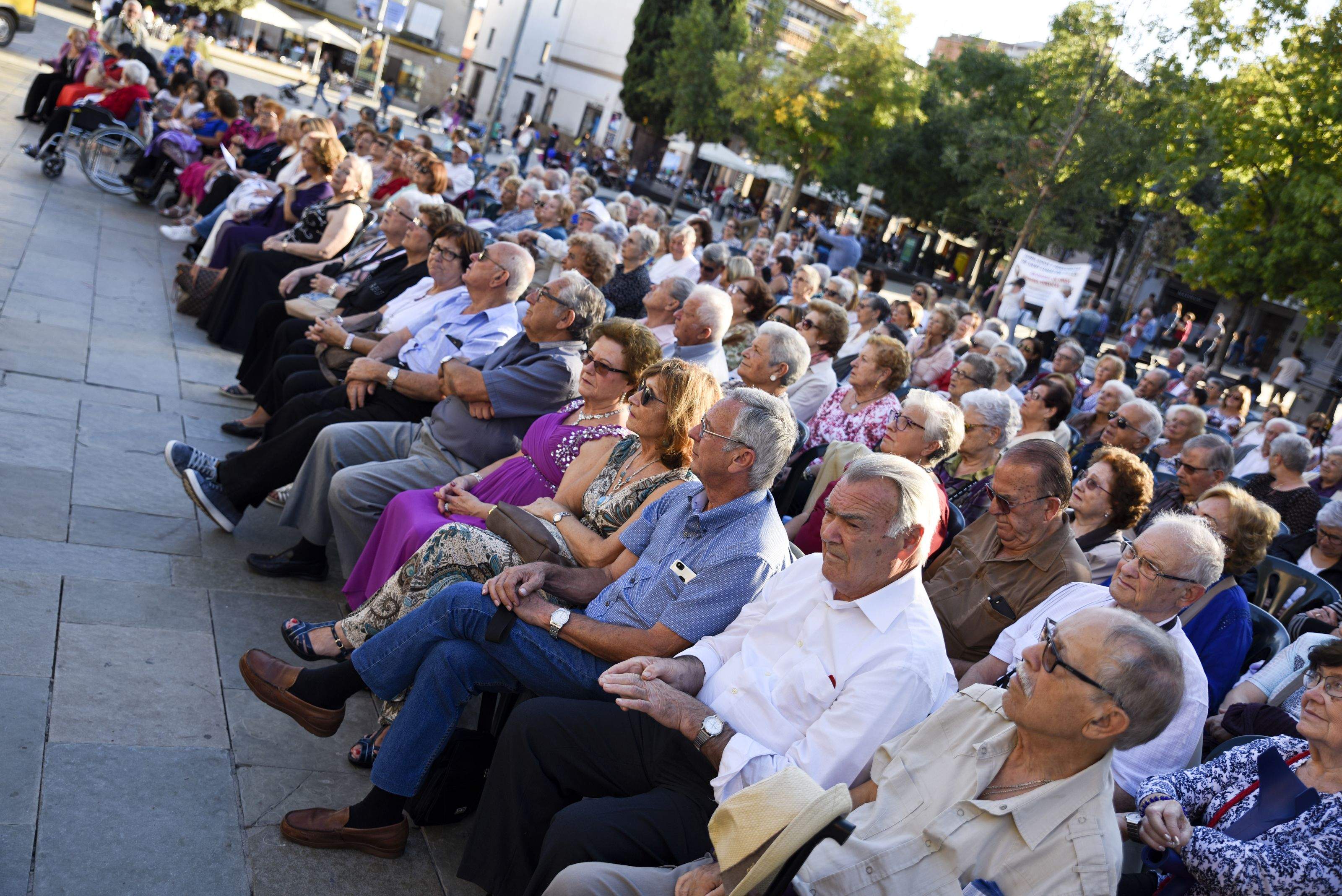Espectacle de la Setmana de la Gent Gran de l'any passat. FOTO: Bernat Millet