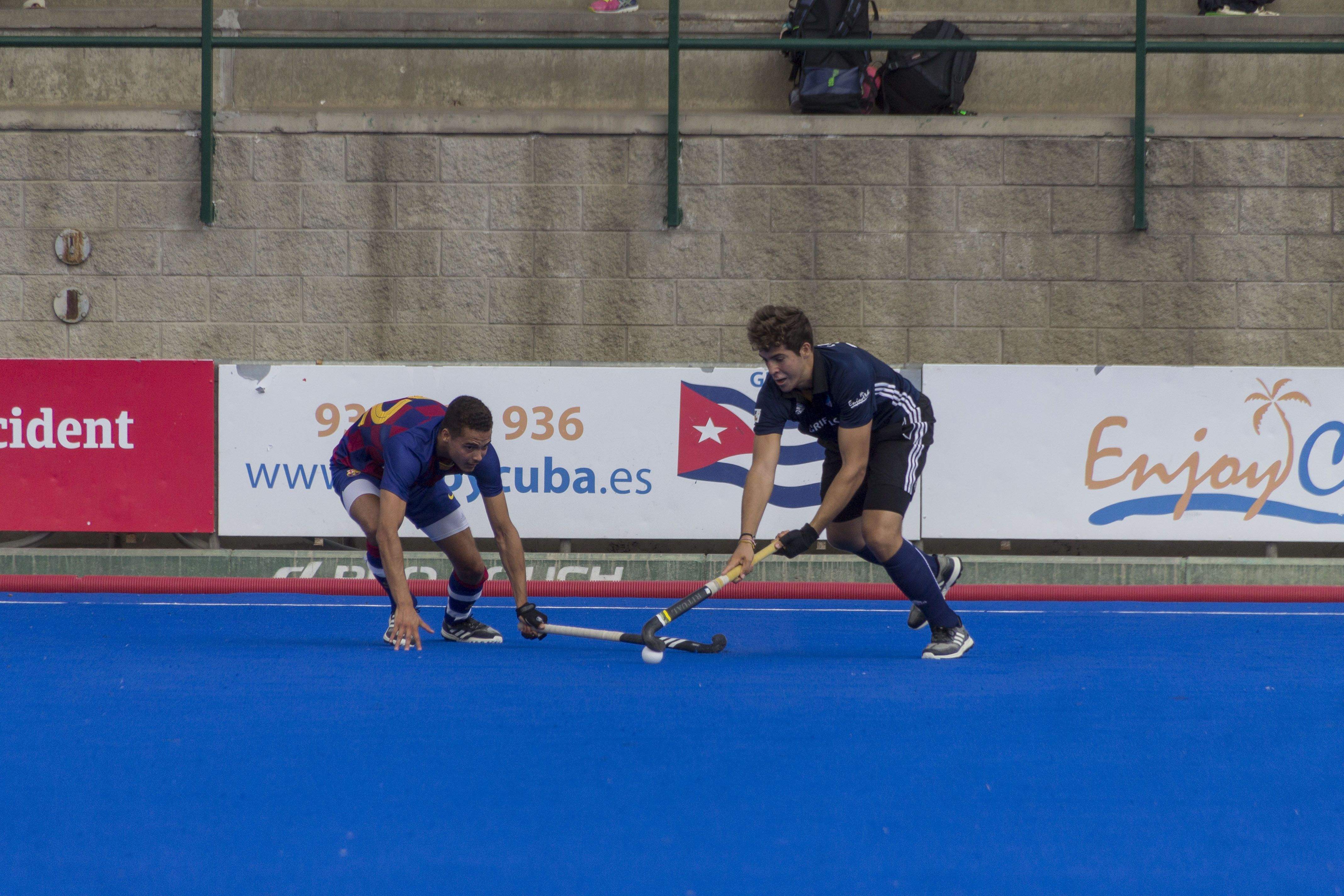 Junior i Barça disputant el quart partit de la fase regular del Campionat de Catalunya. Foto: Paula Galván.