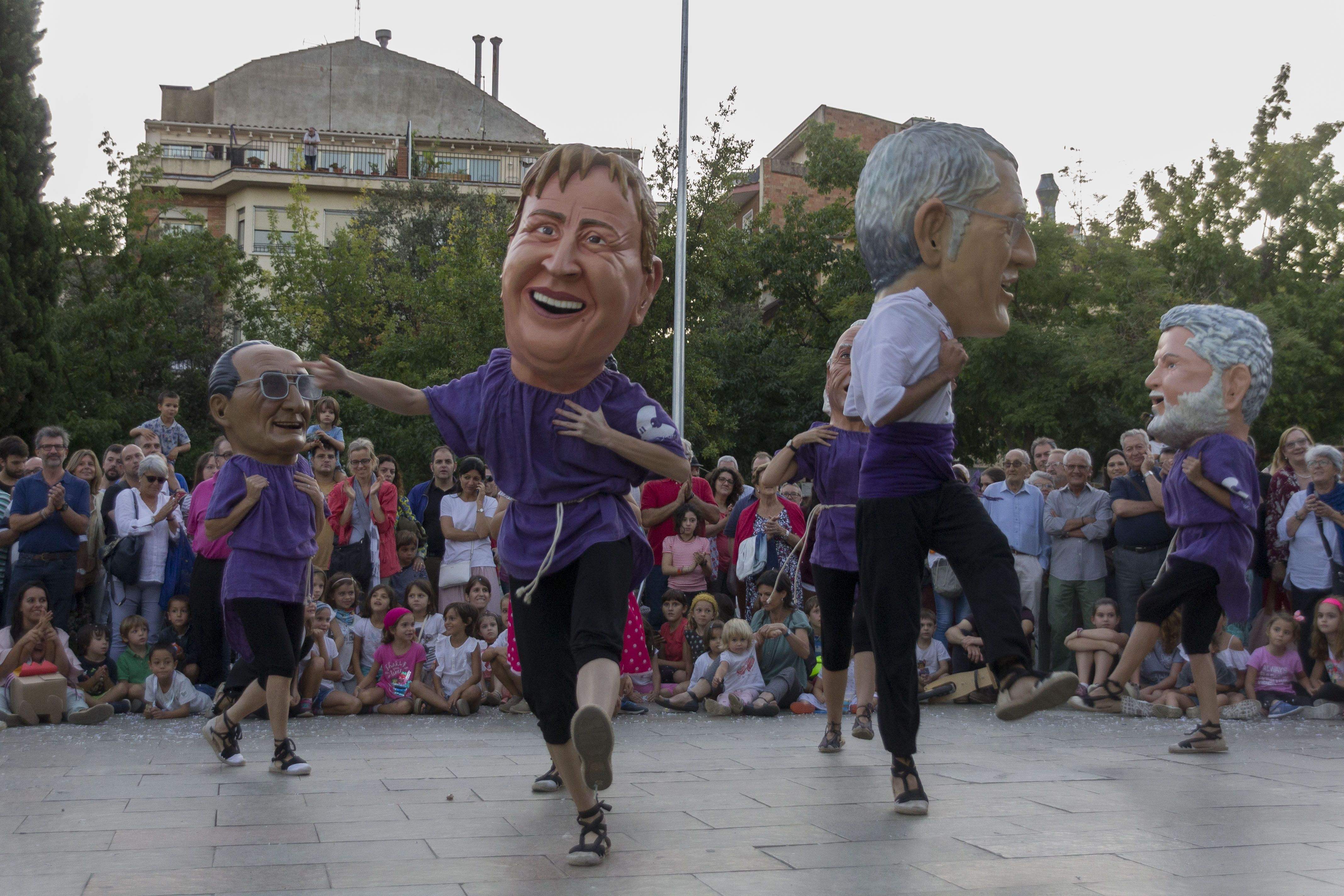 Celebració dels 10 anys dels Caparrots de Sant Cugat FOTO: Paula Galván
