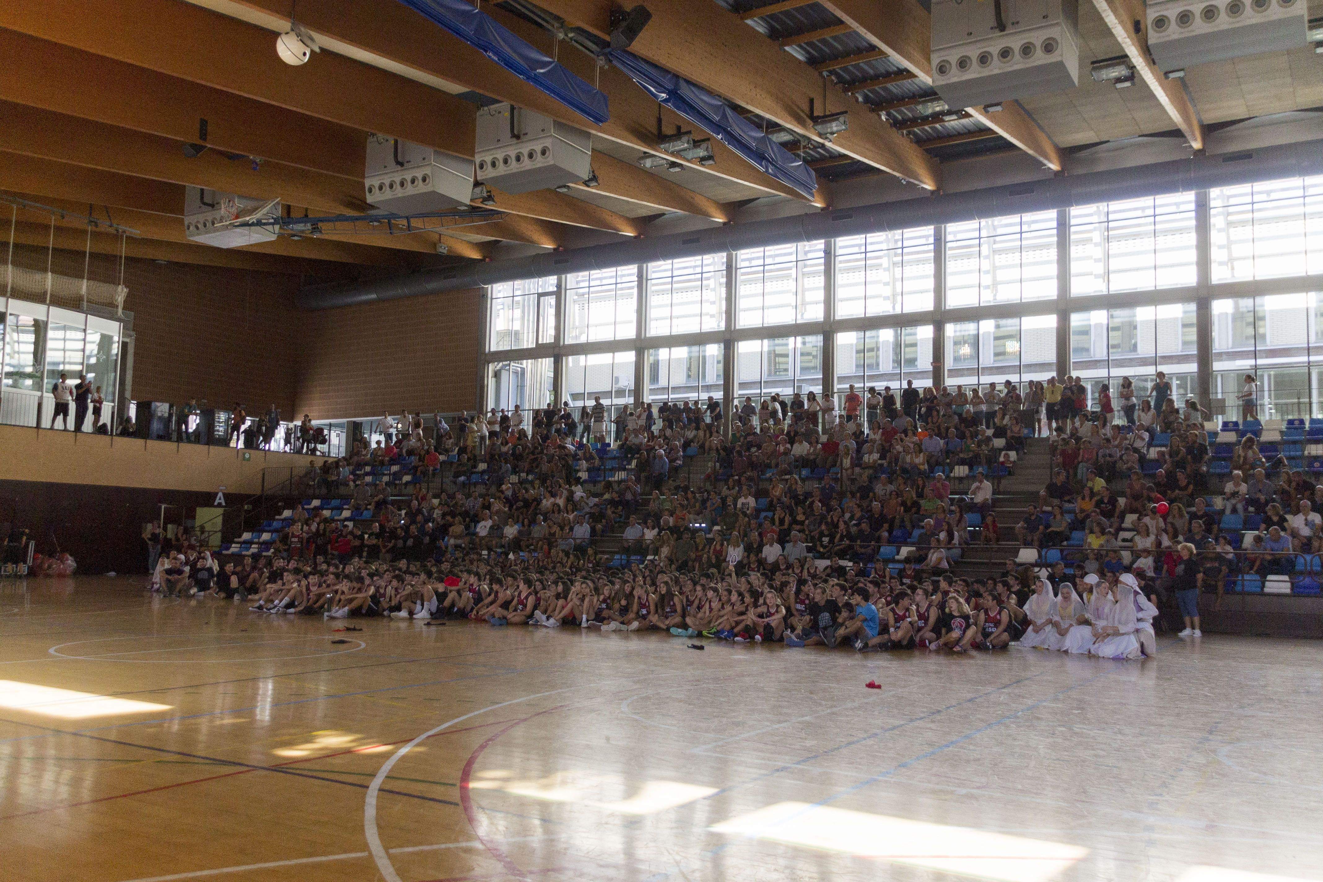 Presentació dels equips de bàsquet i tenis de taula de la UESC de la temporada 2019-2020. FOTO: Paula Galván.