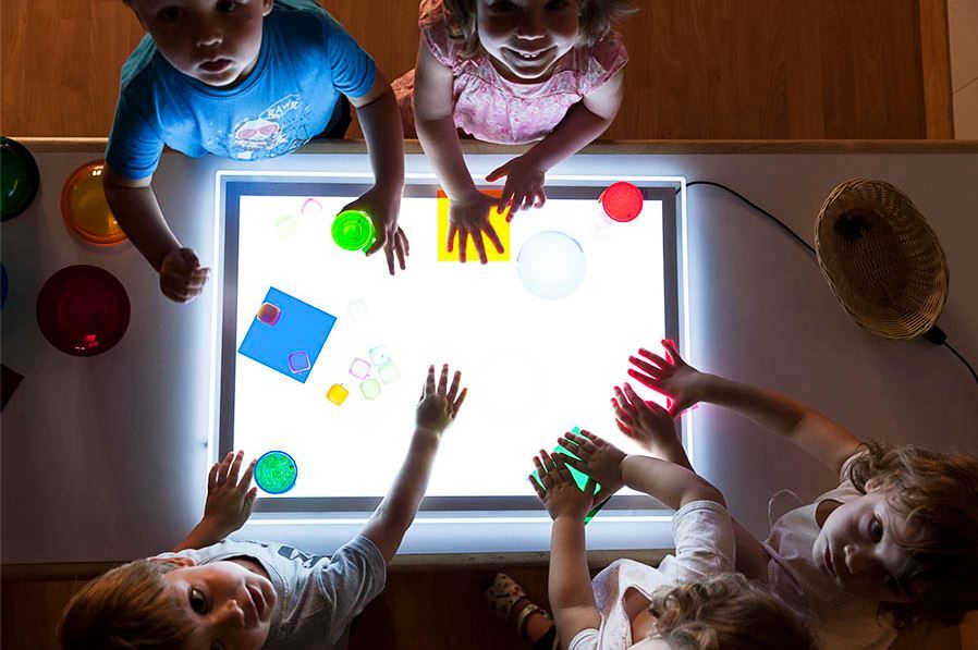 Activitats dins de l'aula de l'Alba Jardí d'Infants FOTO: Cedida