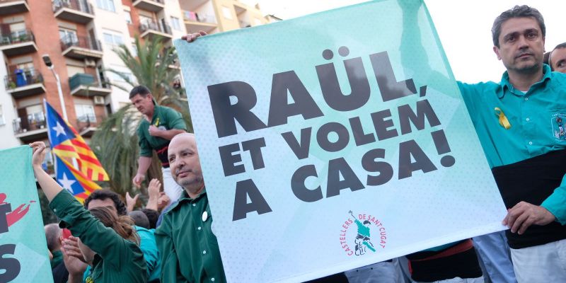 suport castellers de sant cugat raul romeva