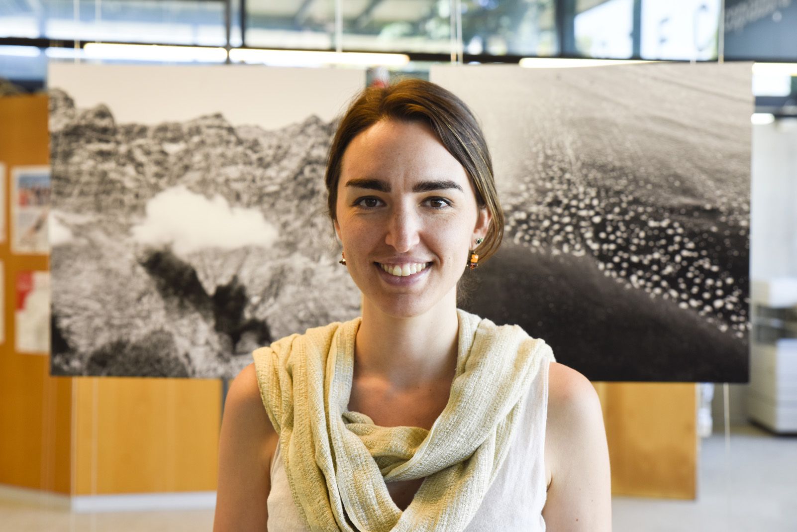 Amanda Bernal és l'autora de 'L'Esquerda'. FOTO: Bernat Millet