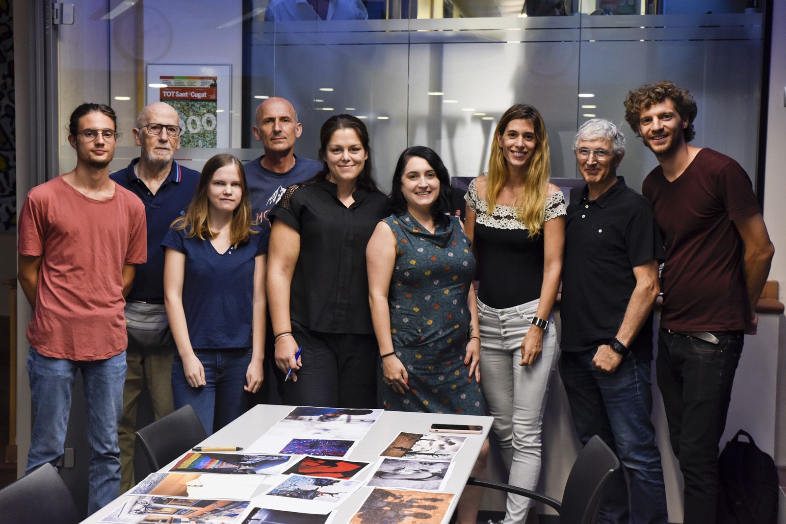 El jurat del TOT Fotoportada 2019. FOTO: TOT Sant Cugat