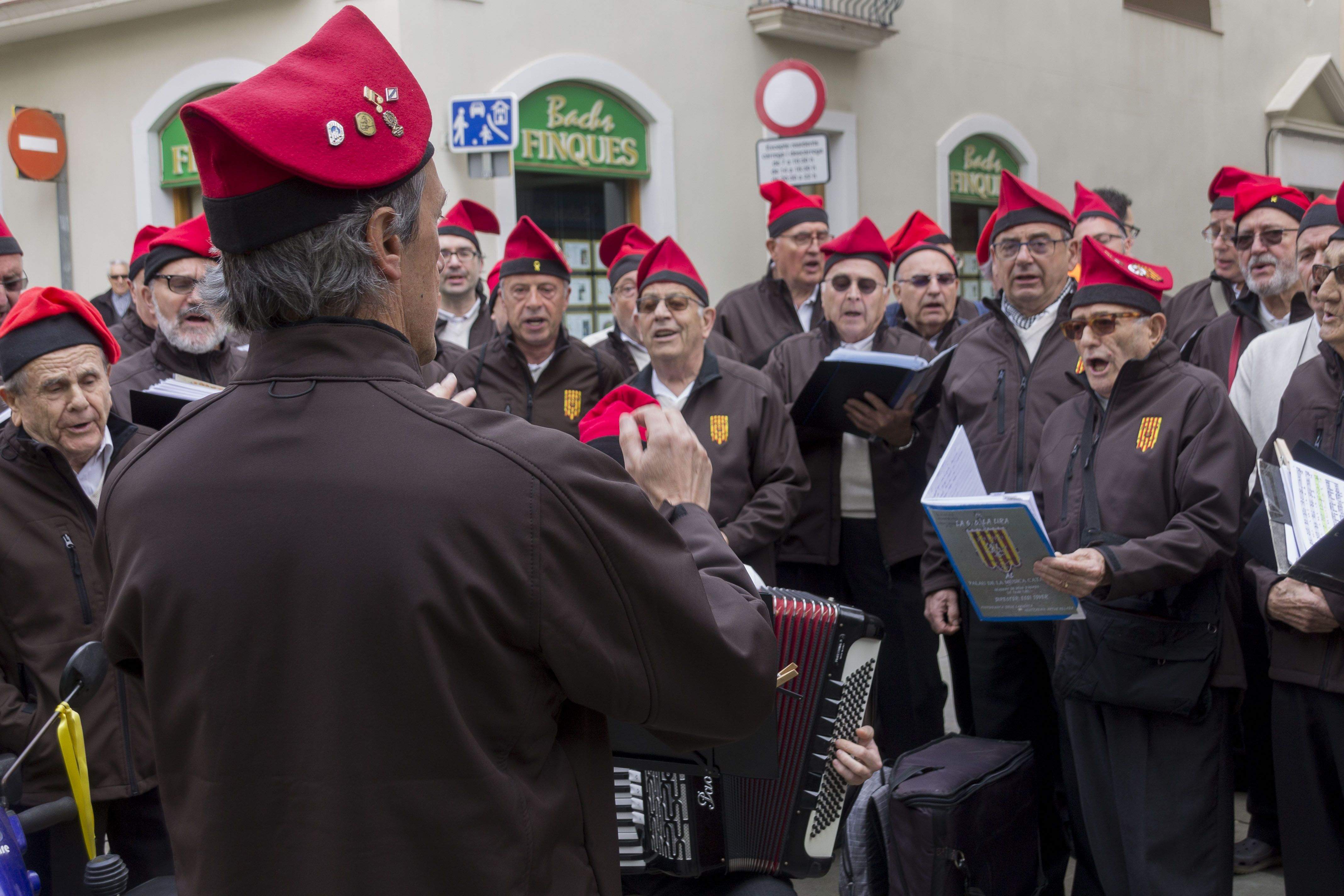 La Lira està formada per homes majoritàriament de Sant Cugat FOTO: Bernat Millet