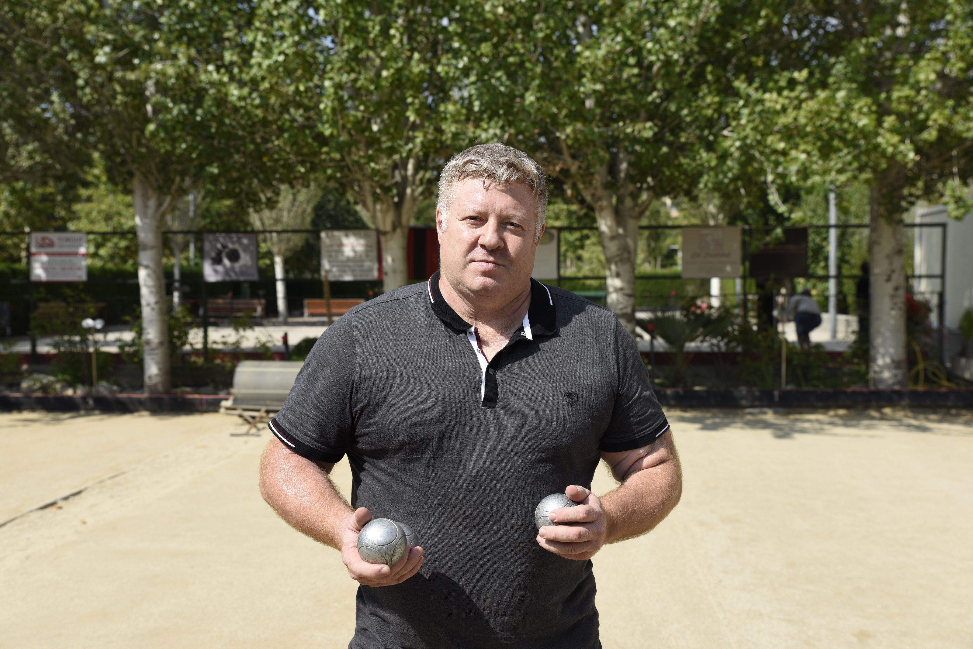 Francesc Argemií, president del Club Petanca Sant Cugat. FOTO: Bernat Millet