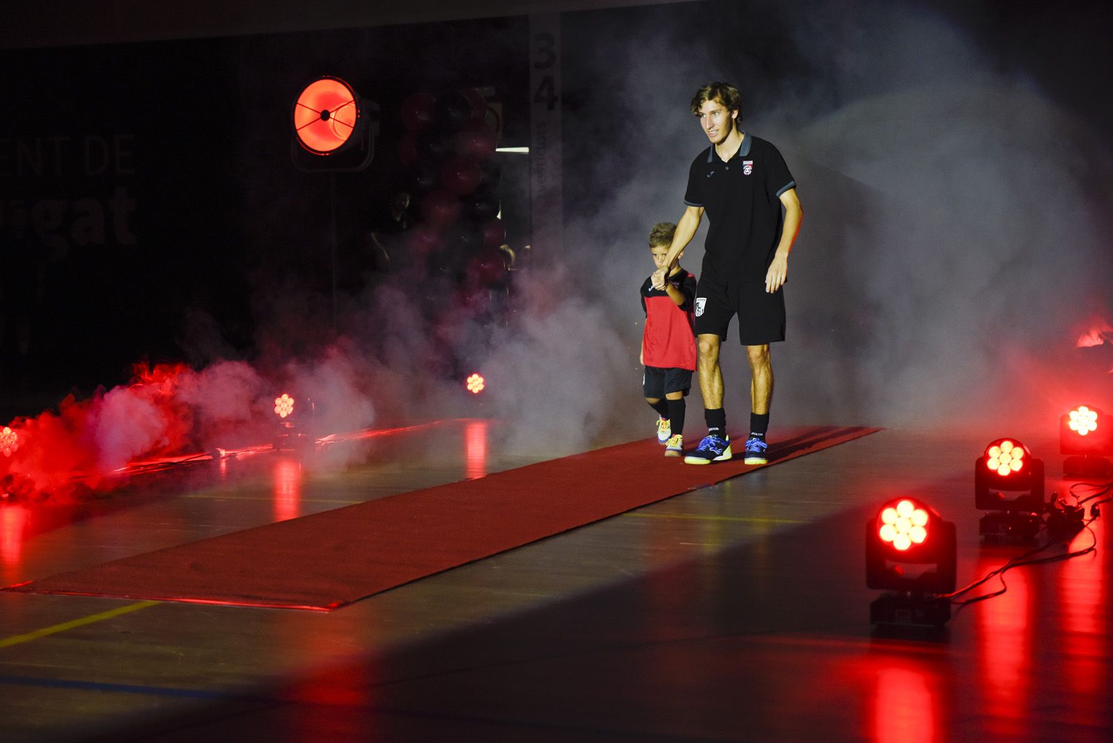 Presentació de ls equips de Futbol Sala Sant Cugat. Foto: Bernat Millet.