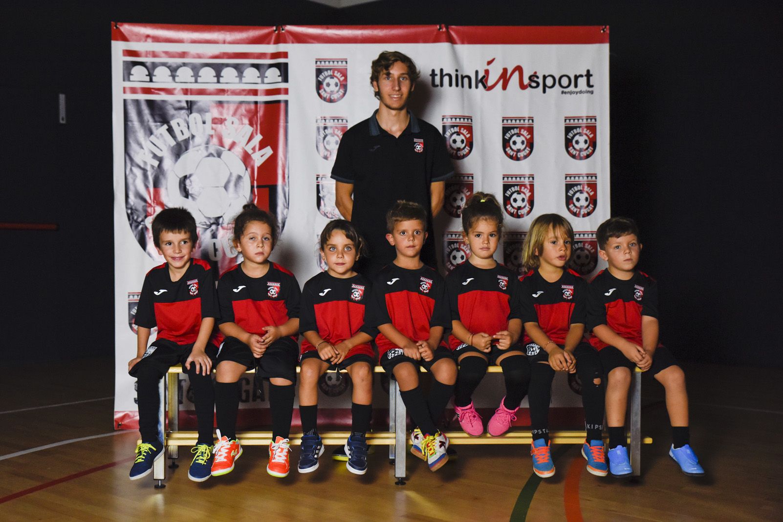Presentació de ls equips de Futbol Sala Sant Cugat. Foto: Bernat Millet.