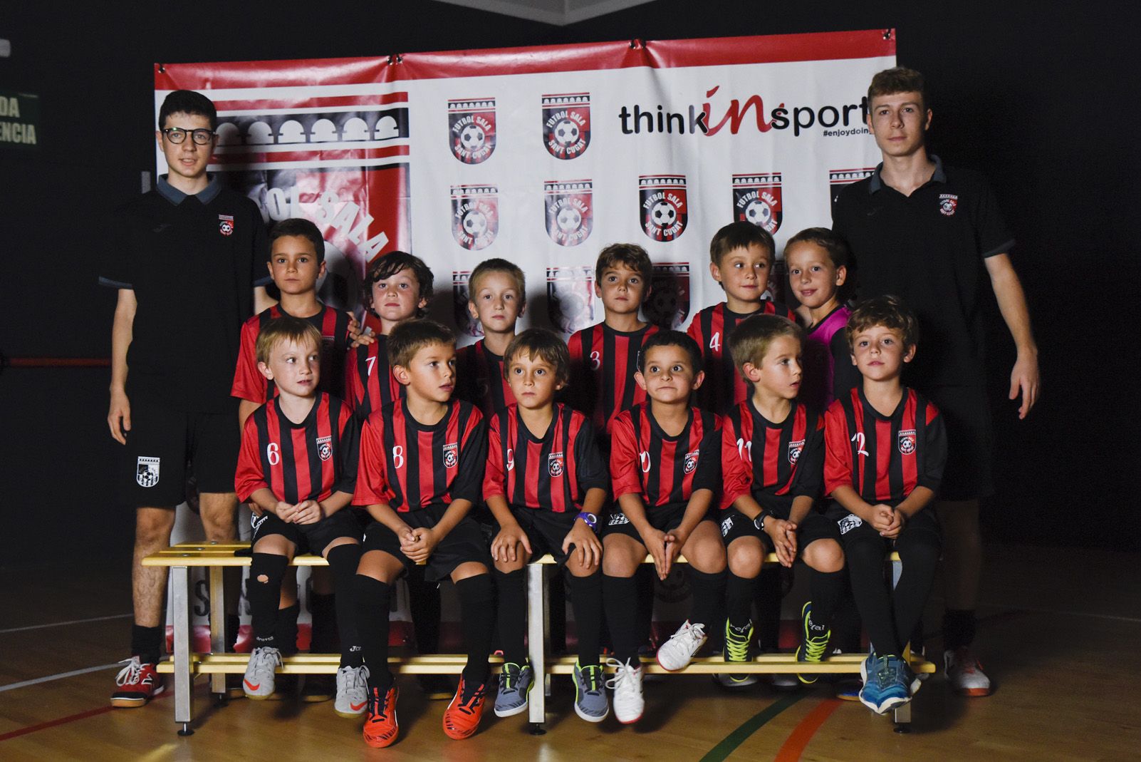 Presentació de ls equips de Futbol Sala Sant Cugat. Foto: Bernat Millet.