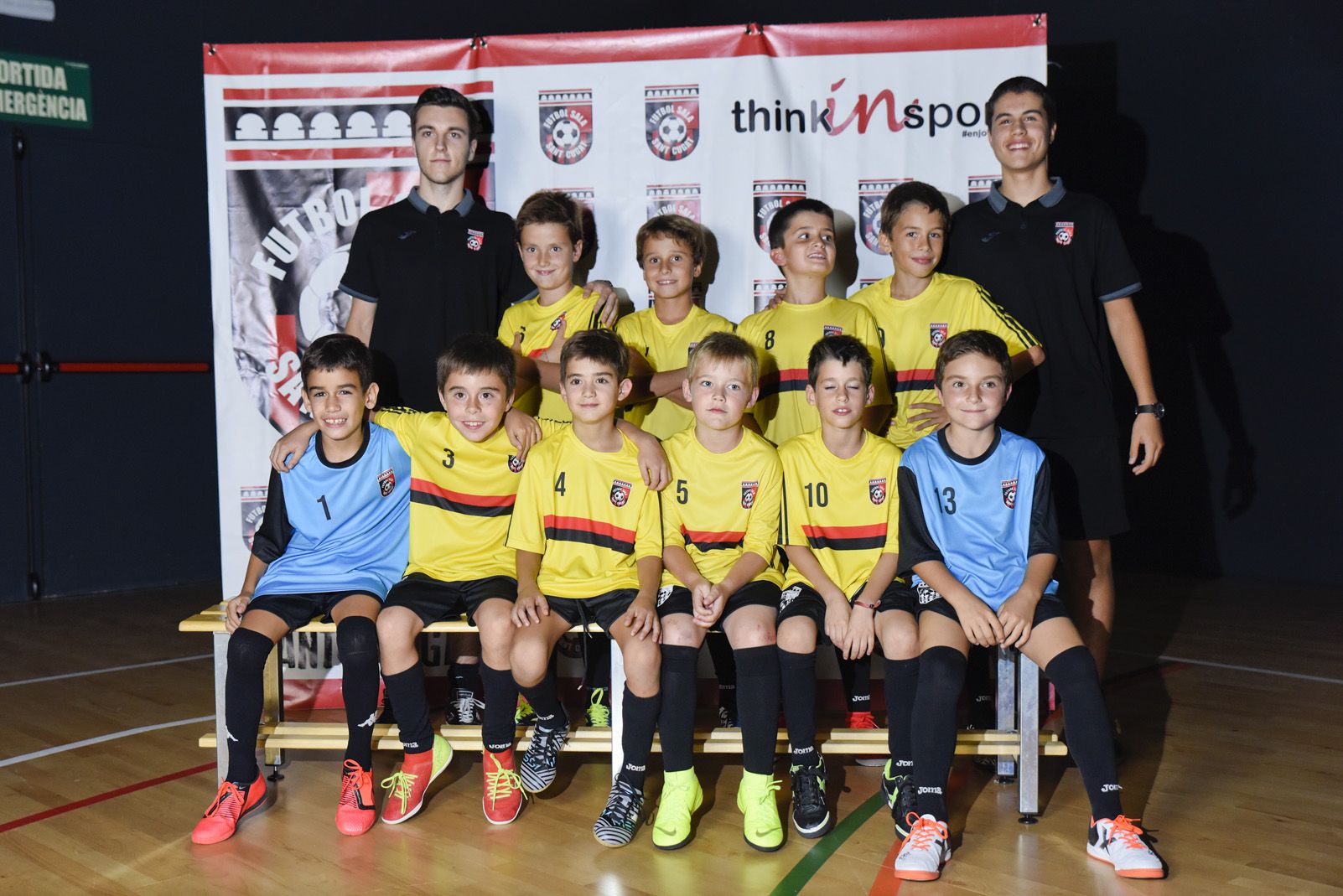 Presentació de ls equips de Futbol Sala Sant Cugat. Foto: Bernat Millet.