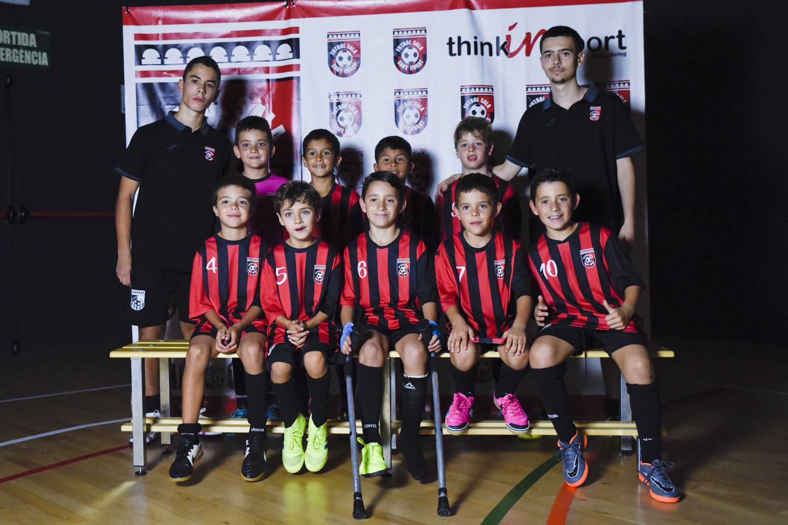 Presentació de ls equips de Futbol Sala Sant Cugat. Foto: Bernat Millet.