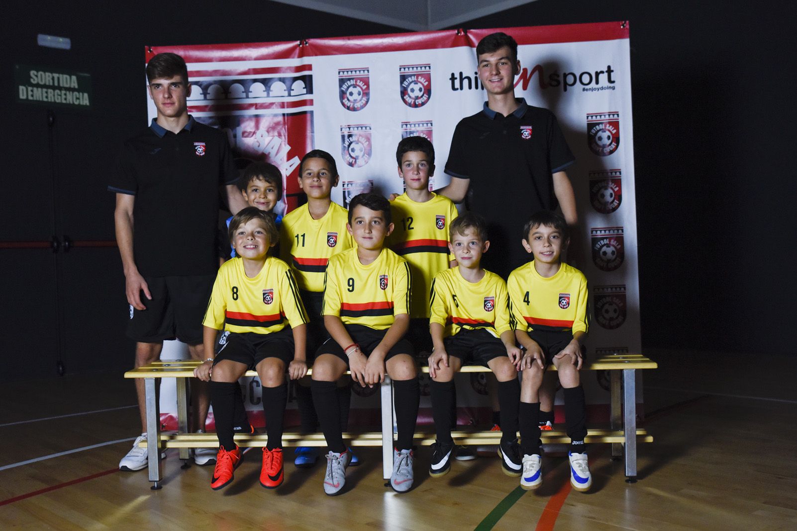 Presentació de ls equips de Futbol Sala Sant Cugat. Foto: Bernat Millet.