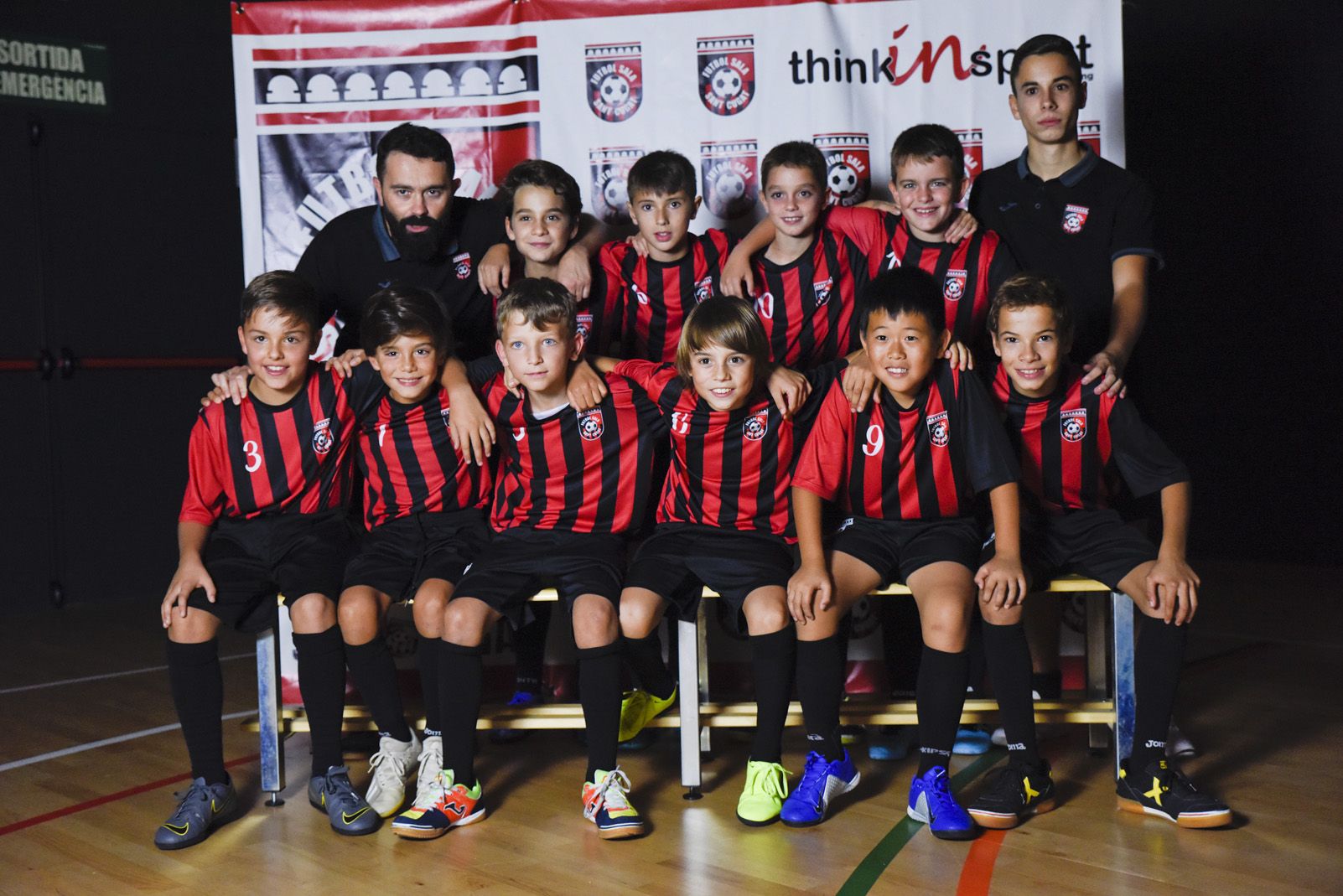 Presentació de ls equips de Futbol Sala Sant Cugat. Foto: Bernat Millet.