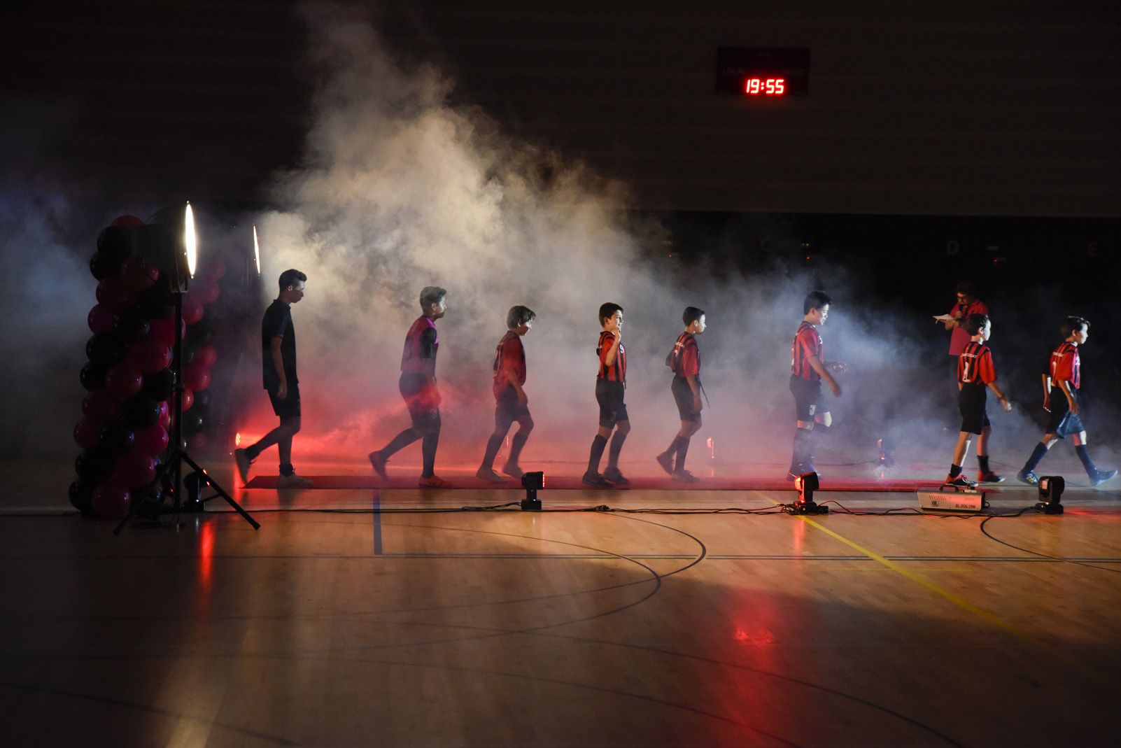 Presentació de ls equips de Futbol Sala Sant Cugat. Foto: Bernat Millet.