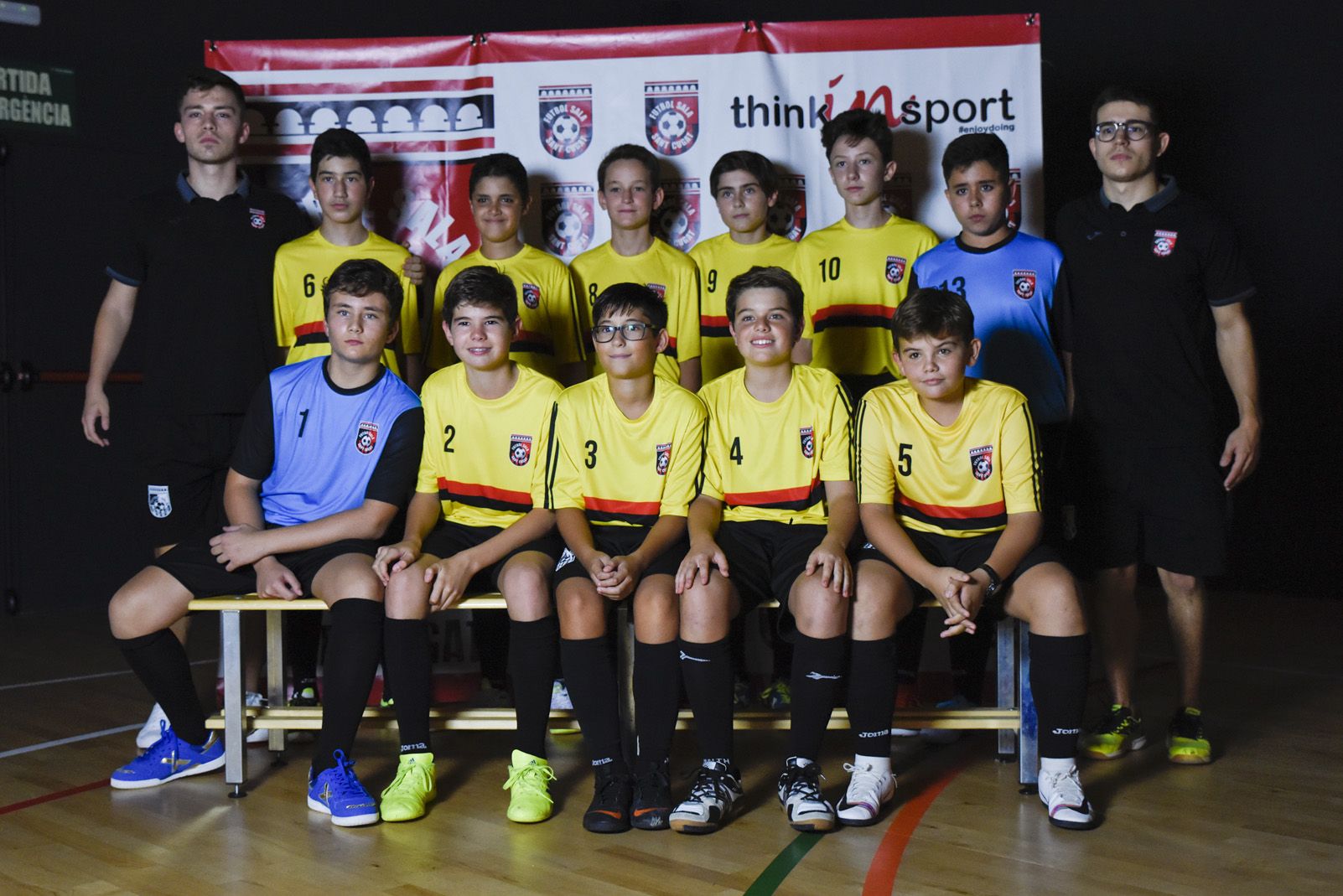 Presentació de ls equips de Futbol Sala Sant Cugat. Foto: Bernat Millet.