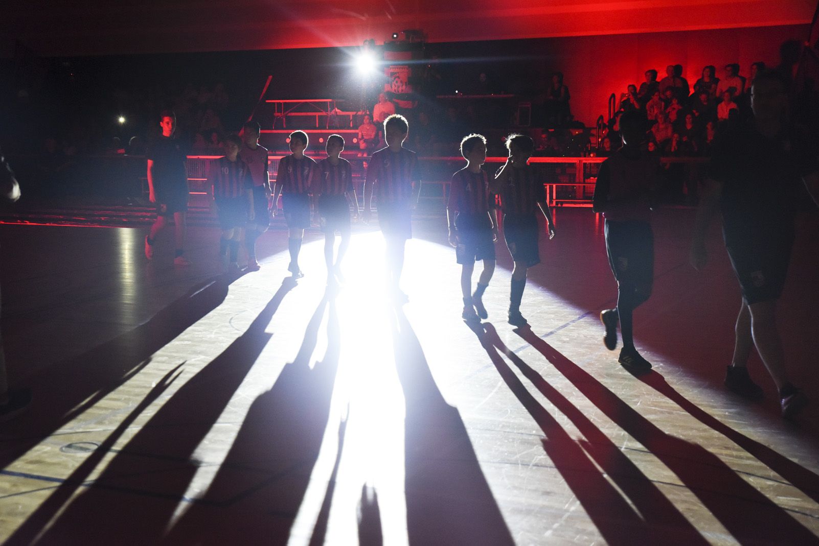 Presentació de ls equips de Futbol Sala Sant Cugat. Foto: Bernat Millet.