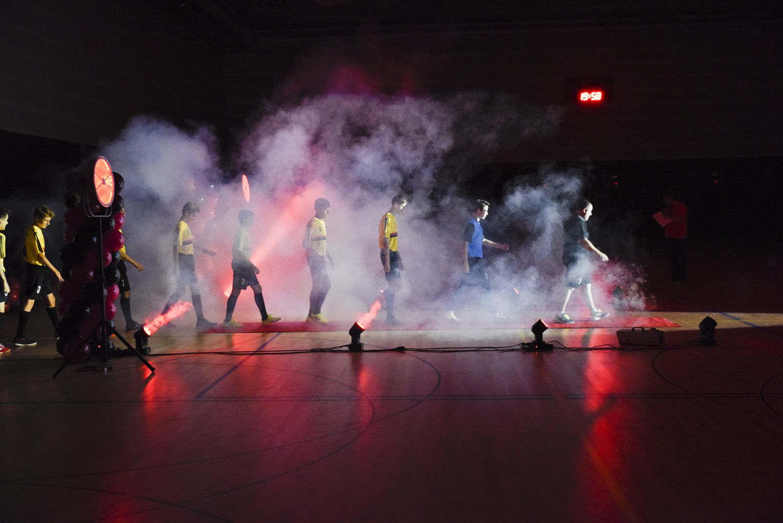 Presentació de ls equips de Futbol Sala Sant Cugat. Foto: Bernat Millet.