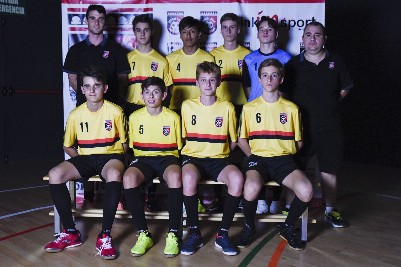 Presentació de ls equips de Futbol Sala Sant Cugat. Foto: Bernat Millet.