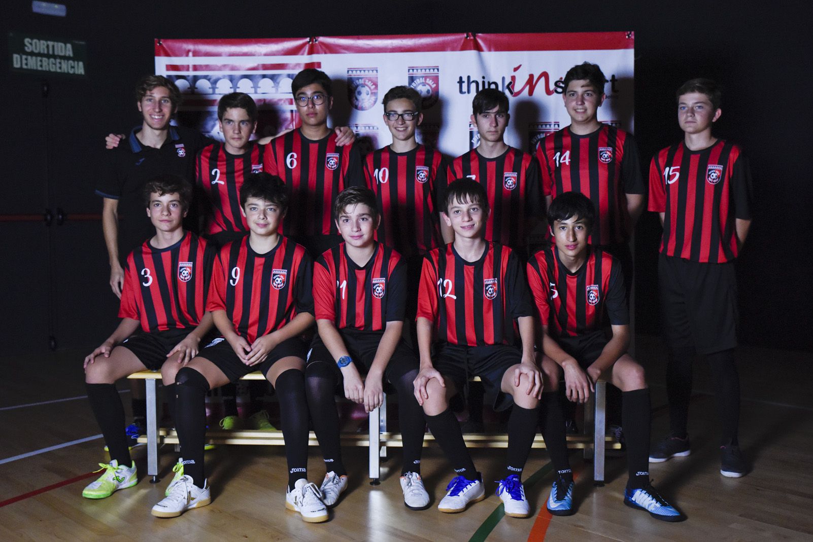 Presentació de ls equips de Futbol Sala Sant Cugat. Foto: Bernat Millet.