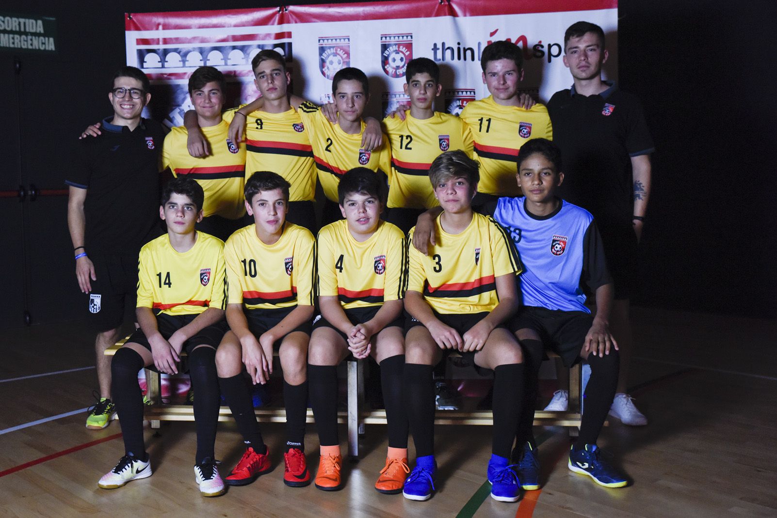 Presentació de ls equips de Futbol Sala Sant Cugat. Foto: Bernat Millet.