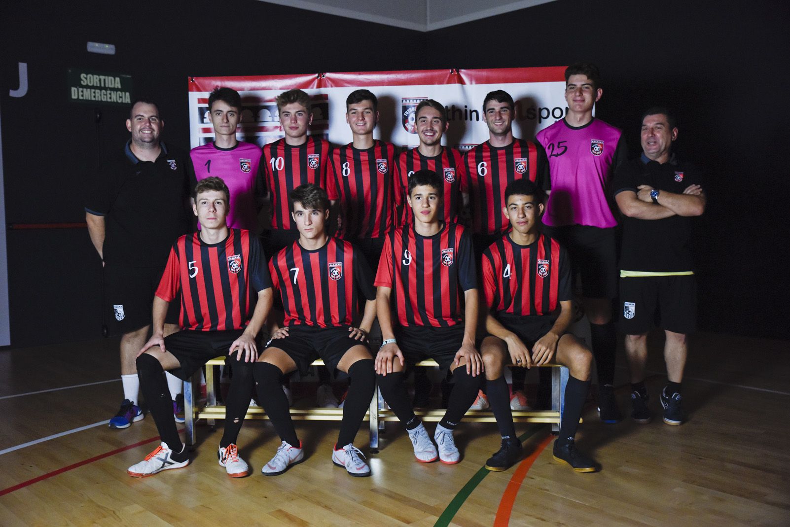 Presentació de ls equips de Futbol Sala Sant Cugat. Foto: Bernat Millet.