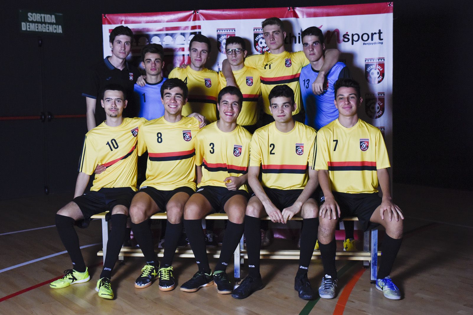 Presentació de ls equips de Futbol Sala Sant Cugat. Foto: Bernat Millet.