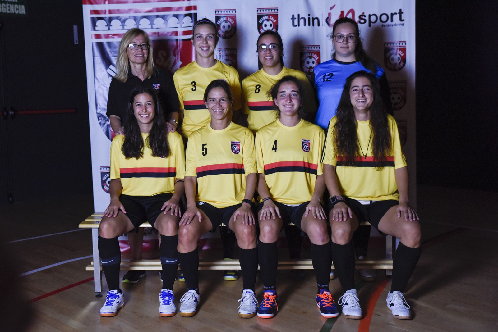 Presentació de ls equips de Futbol Sala Sant Cugat. Foto: Bernat Millet.