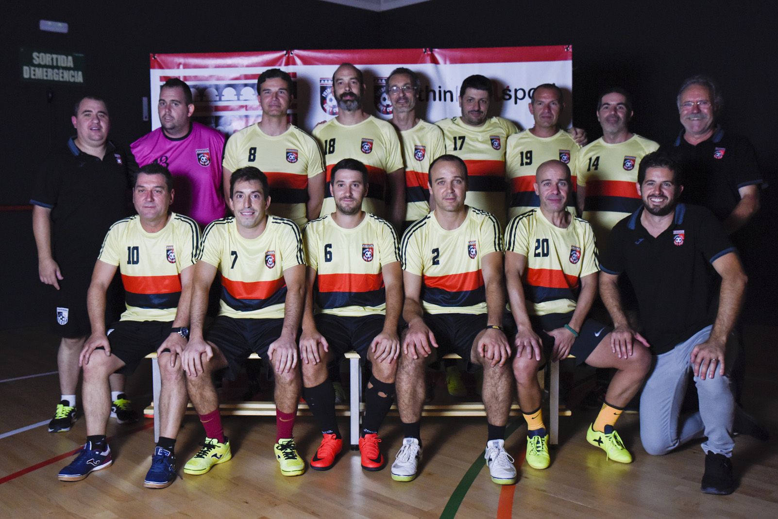 Presentació de ls equips de Futbol Sala Sant Cugat. Foto: Bernat Millet.