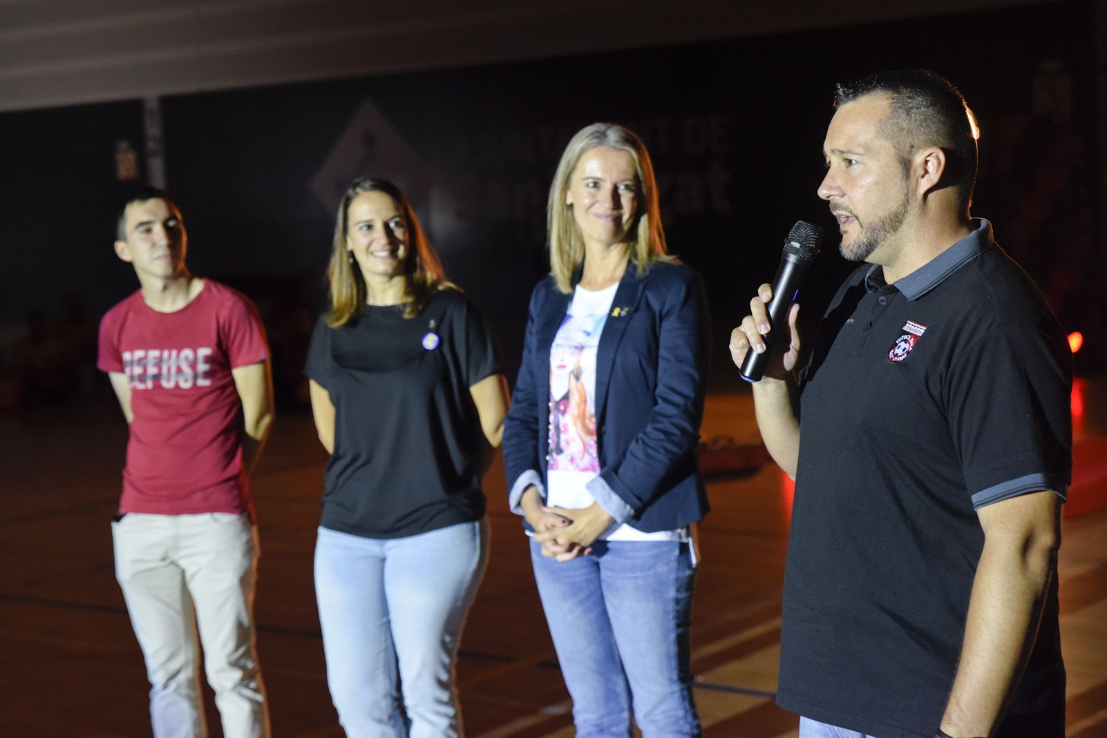 Presentació de ls equips de Futbol Sala Sant Cugat. Foto: Bernat Millet.