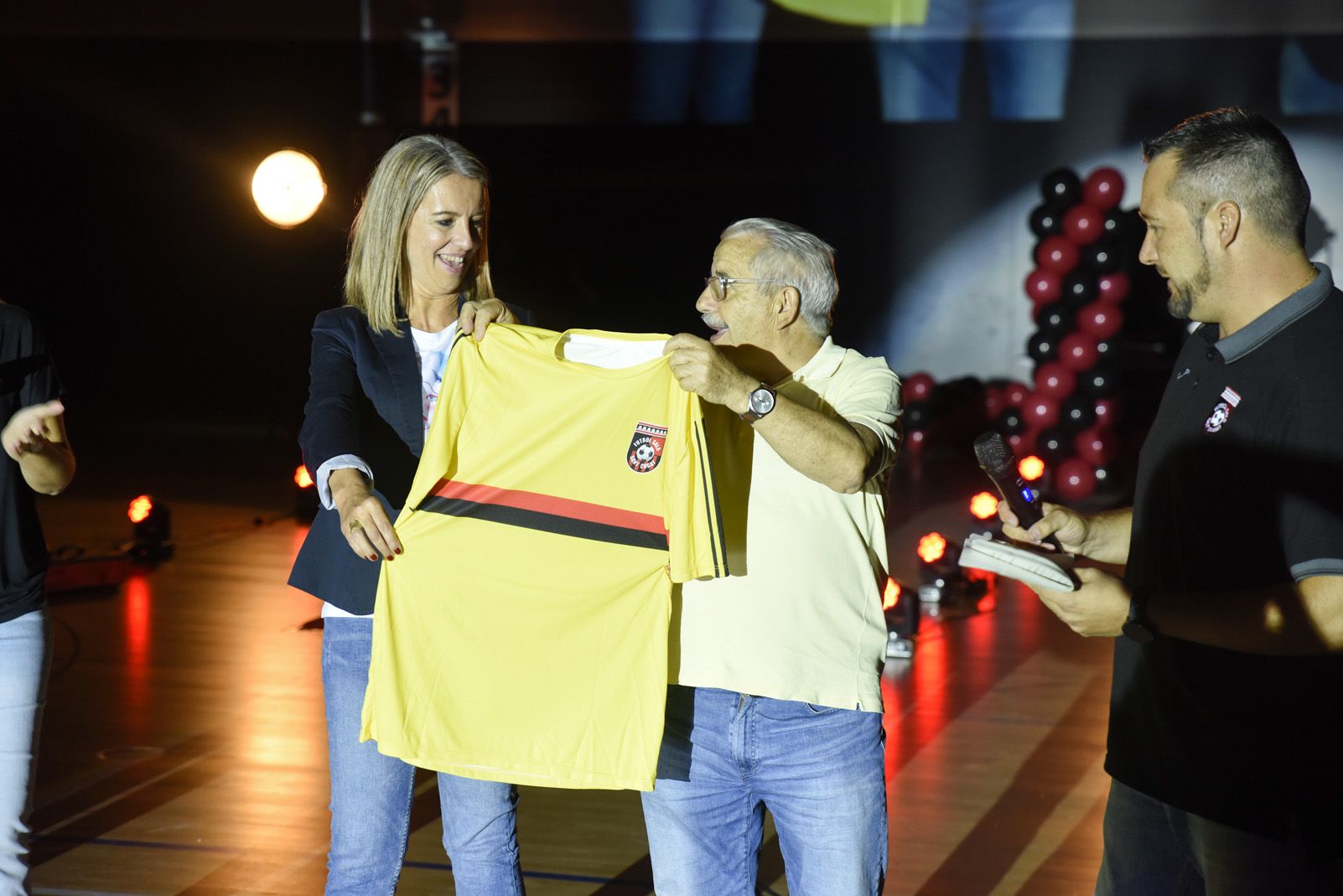 Presentació de ls equips de Futbol Sala Sant Cugat. Foto: Bernat Millet.