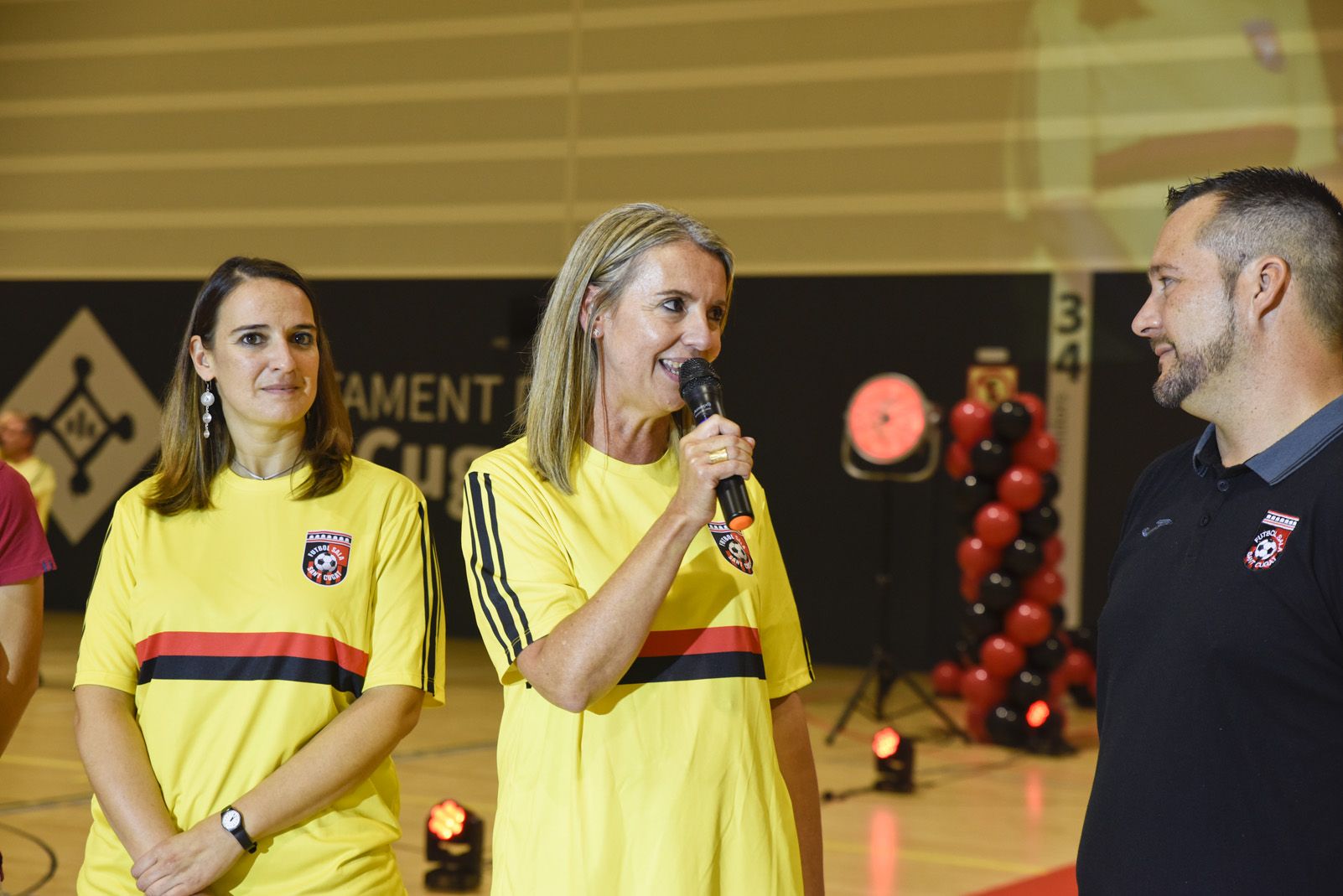 Presentació de ls equips de Futbol Sala Sant Cugat. Foto: Bernat Millet.