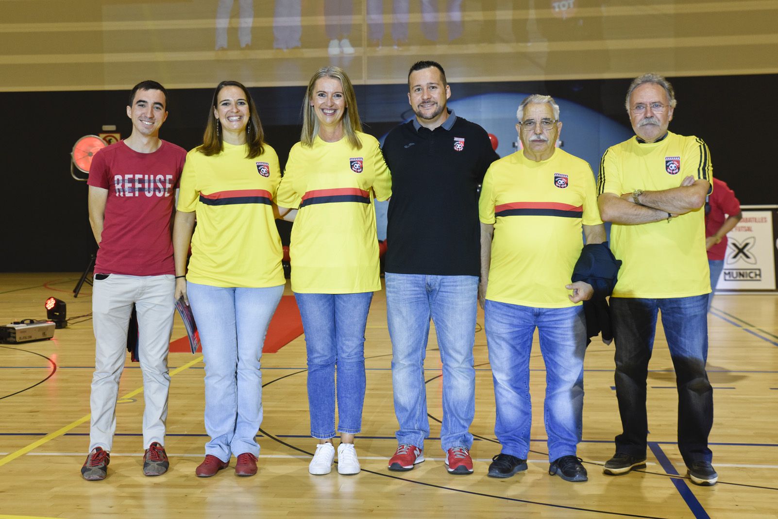 Presentació de ls equips de Futbol Sala Sant Cugat. Foto: Bernat Millet.
