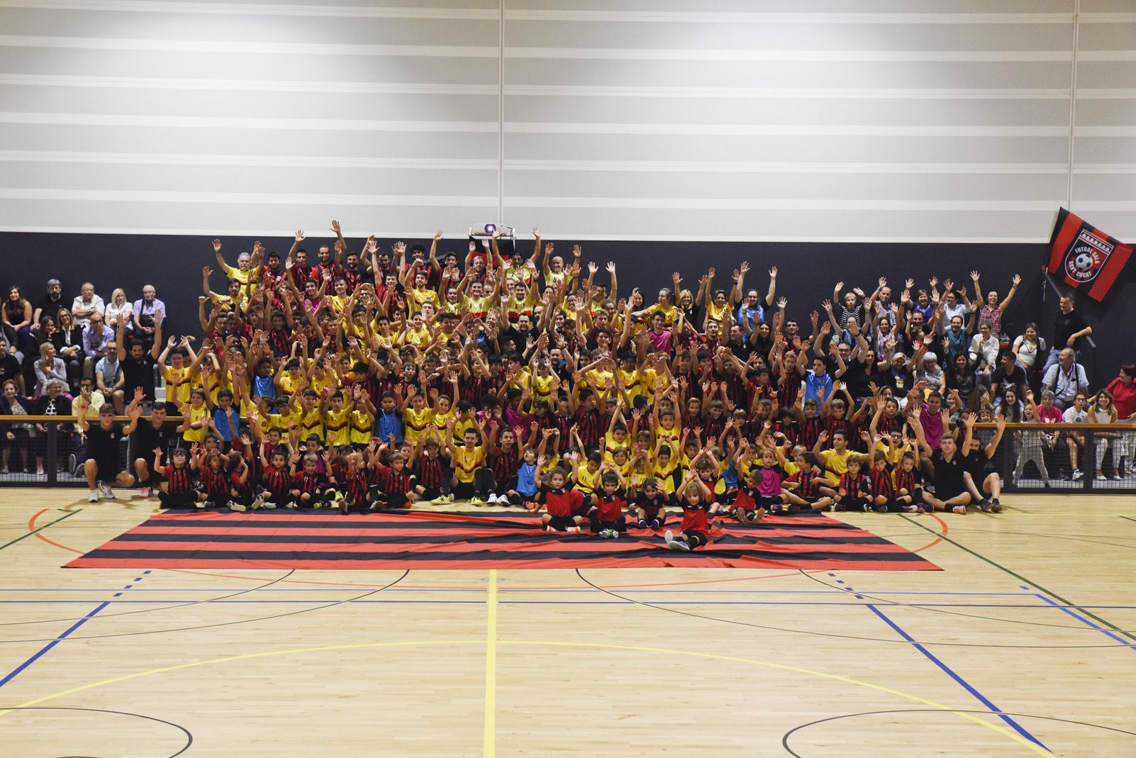 Presentació de ls equips de Futbol Sala Sant Cugat. Foto: Bernat Millet.