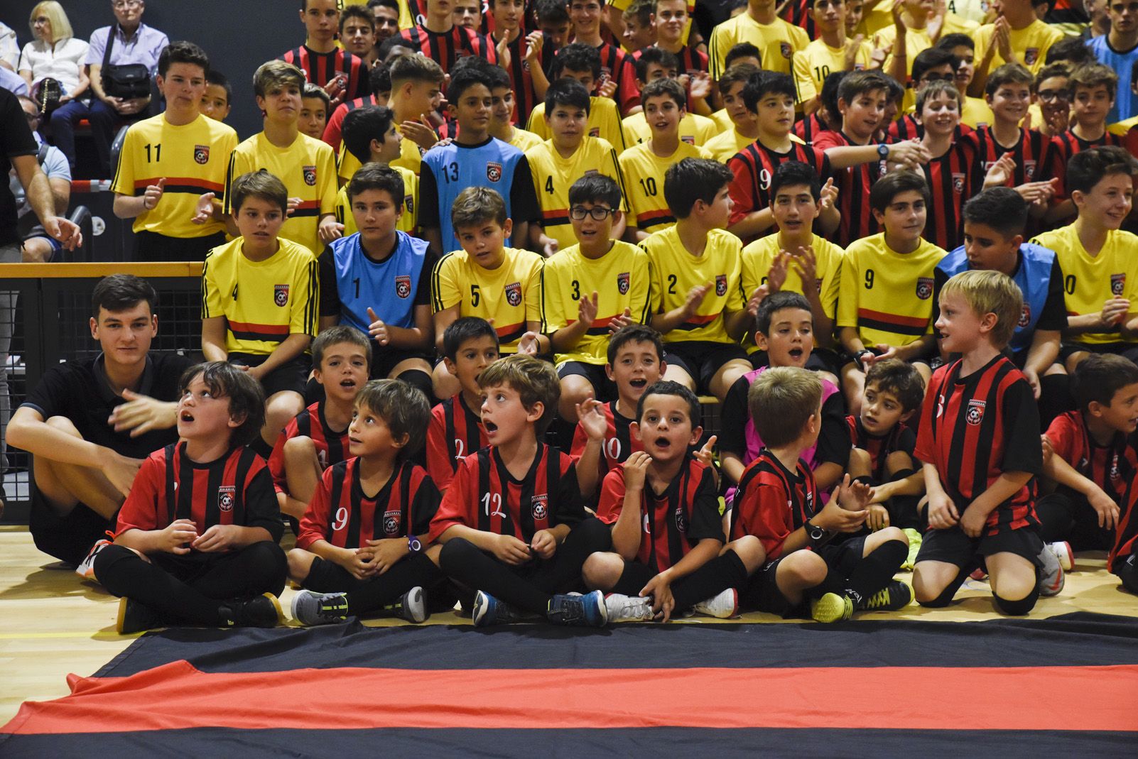 Presentació de ls equips de Futbol Sala Sant Cugat. Foto: Bernat Millet.