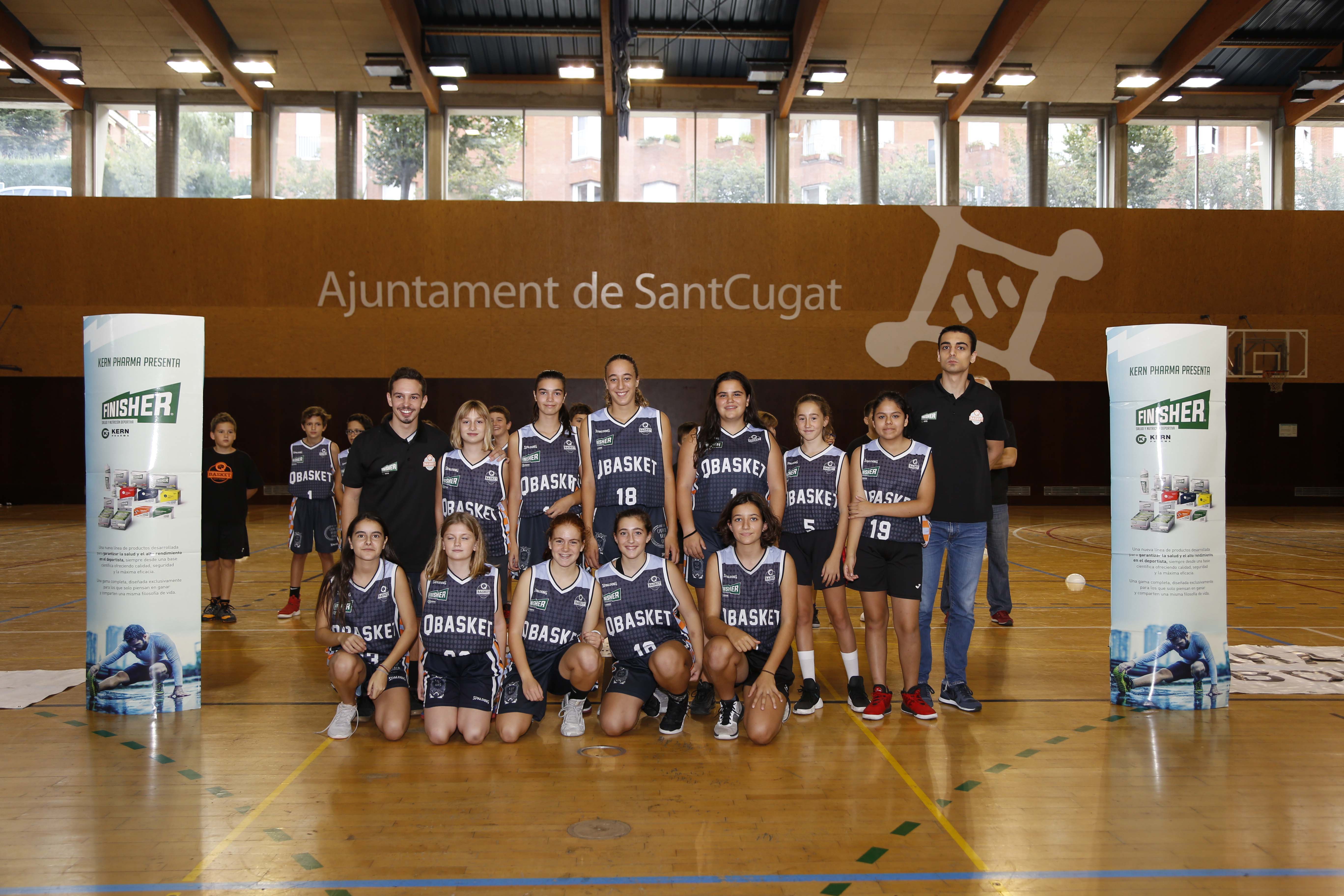 Presentació QBasket Sant Cugat. Foto: Anna Bassa