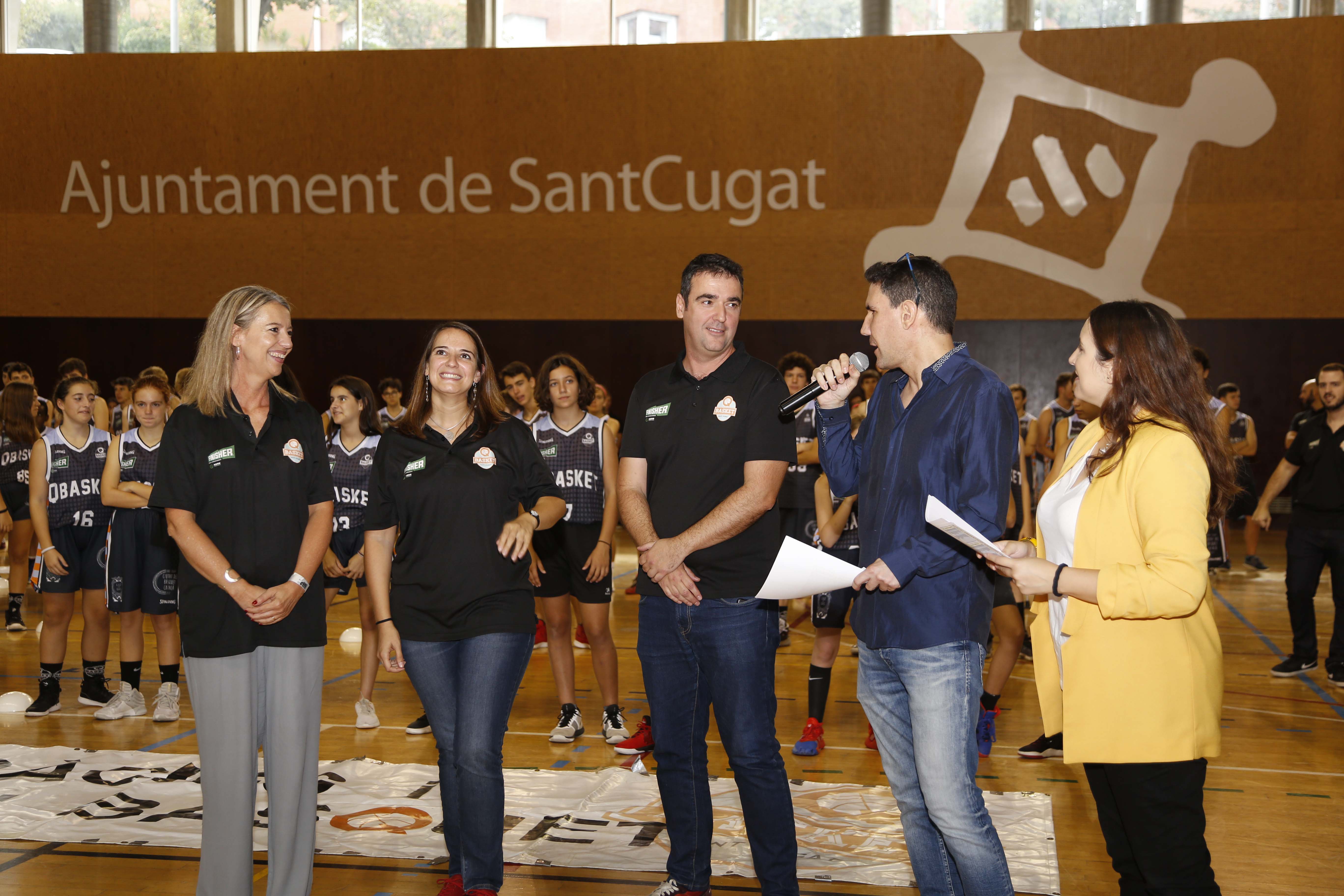 Presentació QBasket Sant Cugat. Foto: Anna Bassa