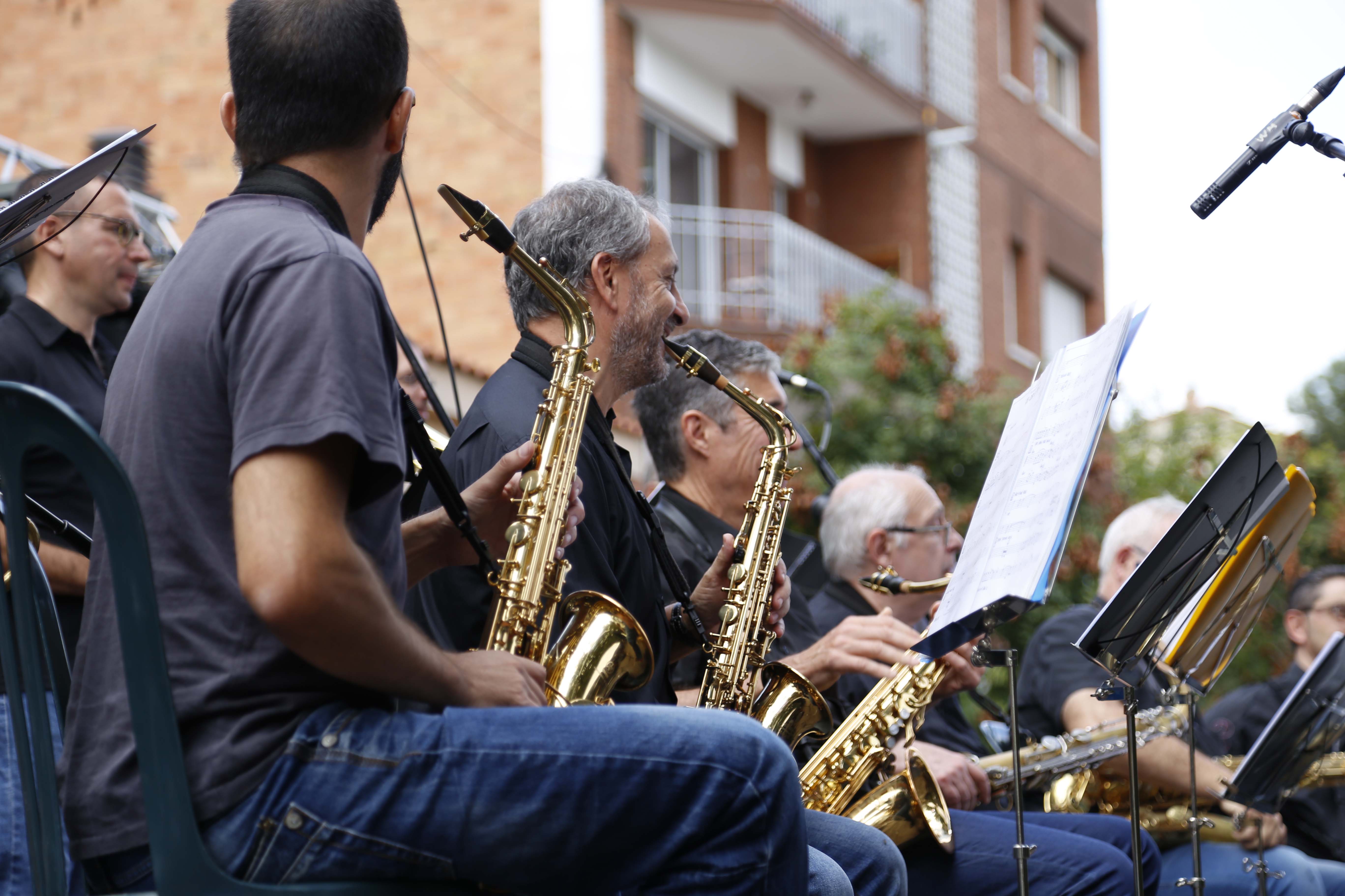 Actuacions musicals per la Festa Major del barri del Monestir- Sant Francesc 2019. FOTO: Anna Bassa