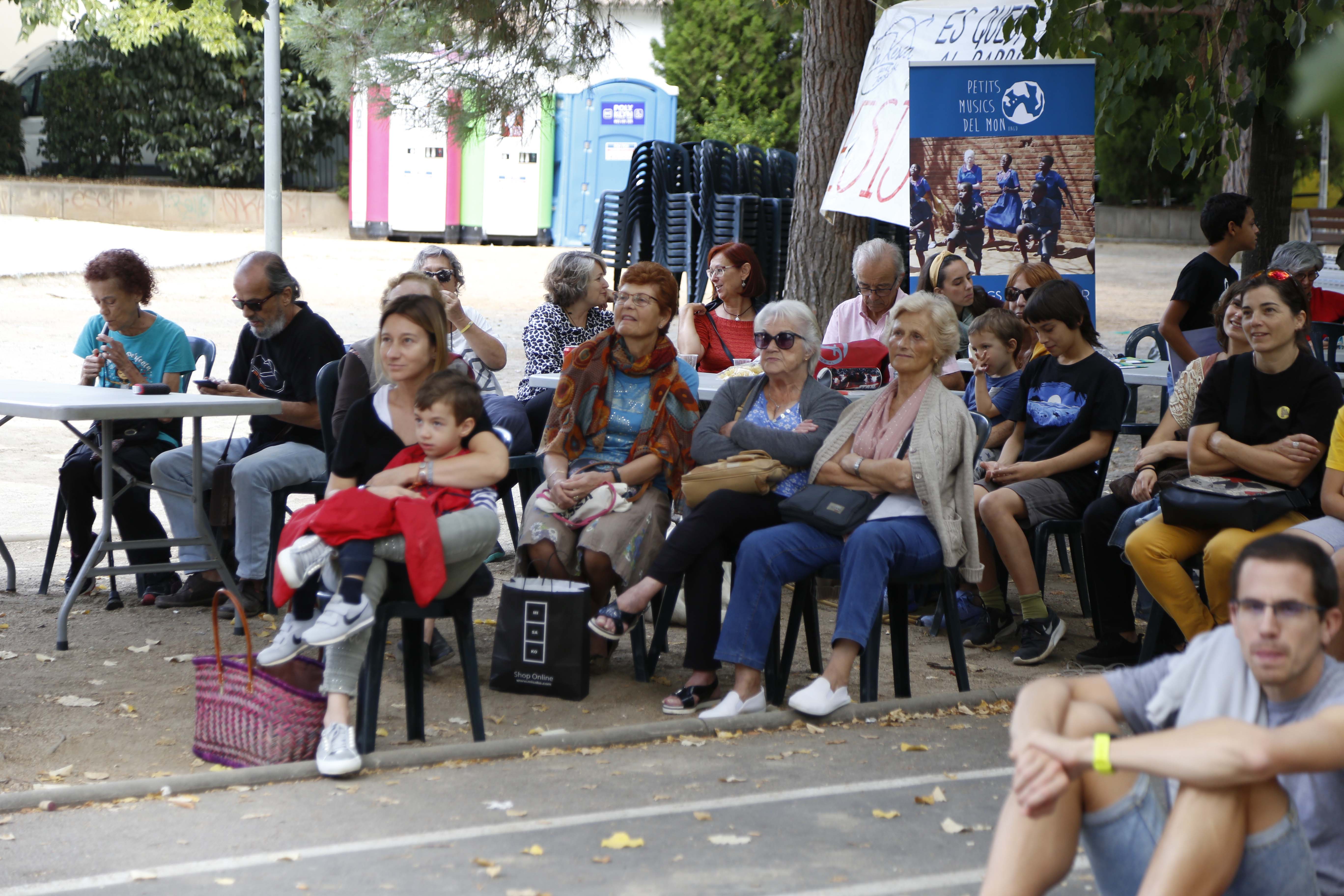 Actuacions musicals per la Festa Major del barri del Monestir- Sant Francesc 2019. FOTO: Anna Bassa