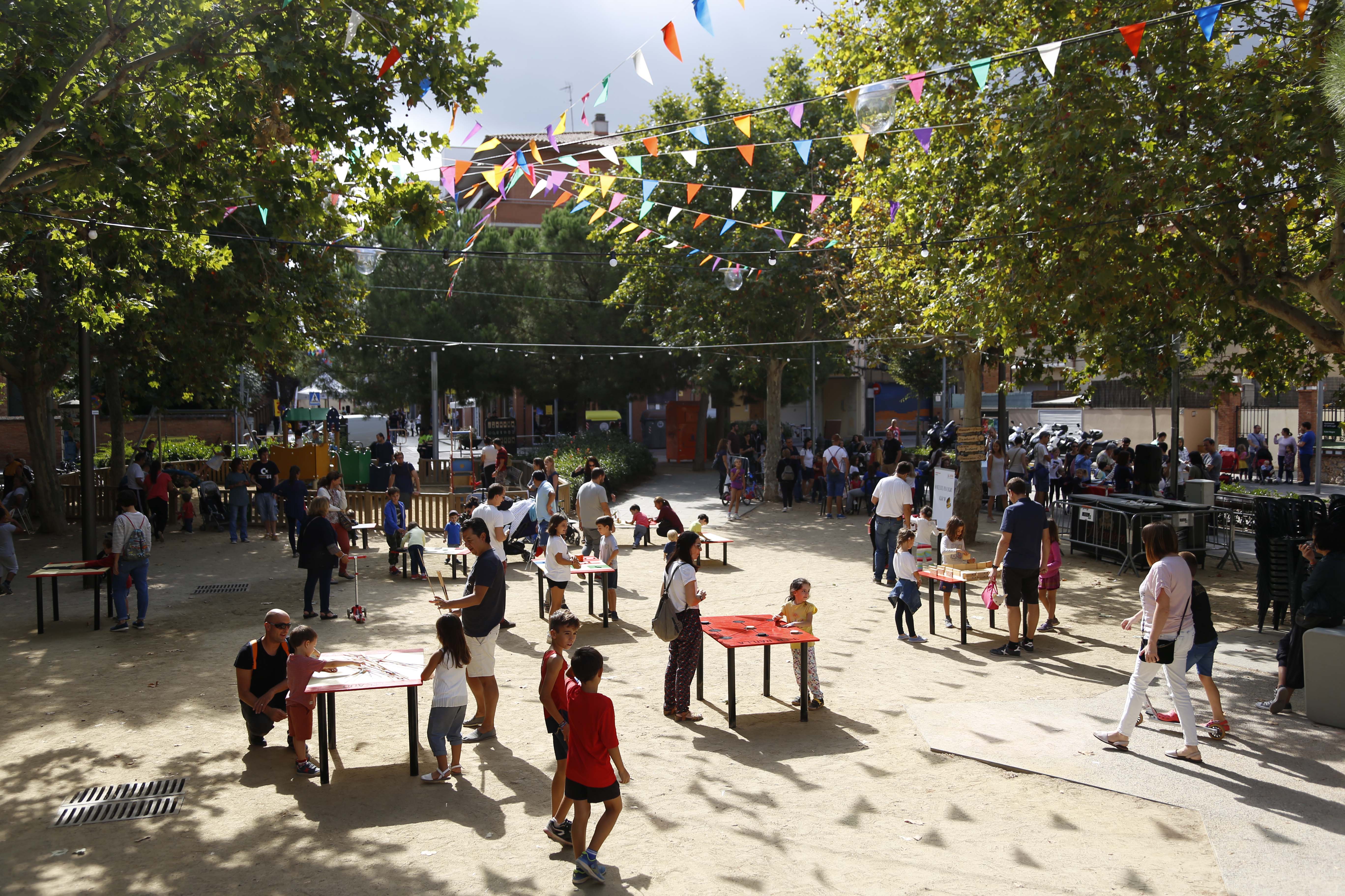 Matinal familiar a la Festa Major del barri del Monestir- Sant Francesc. FOTO: Anna Bassa