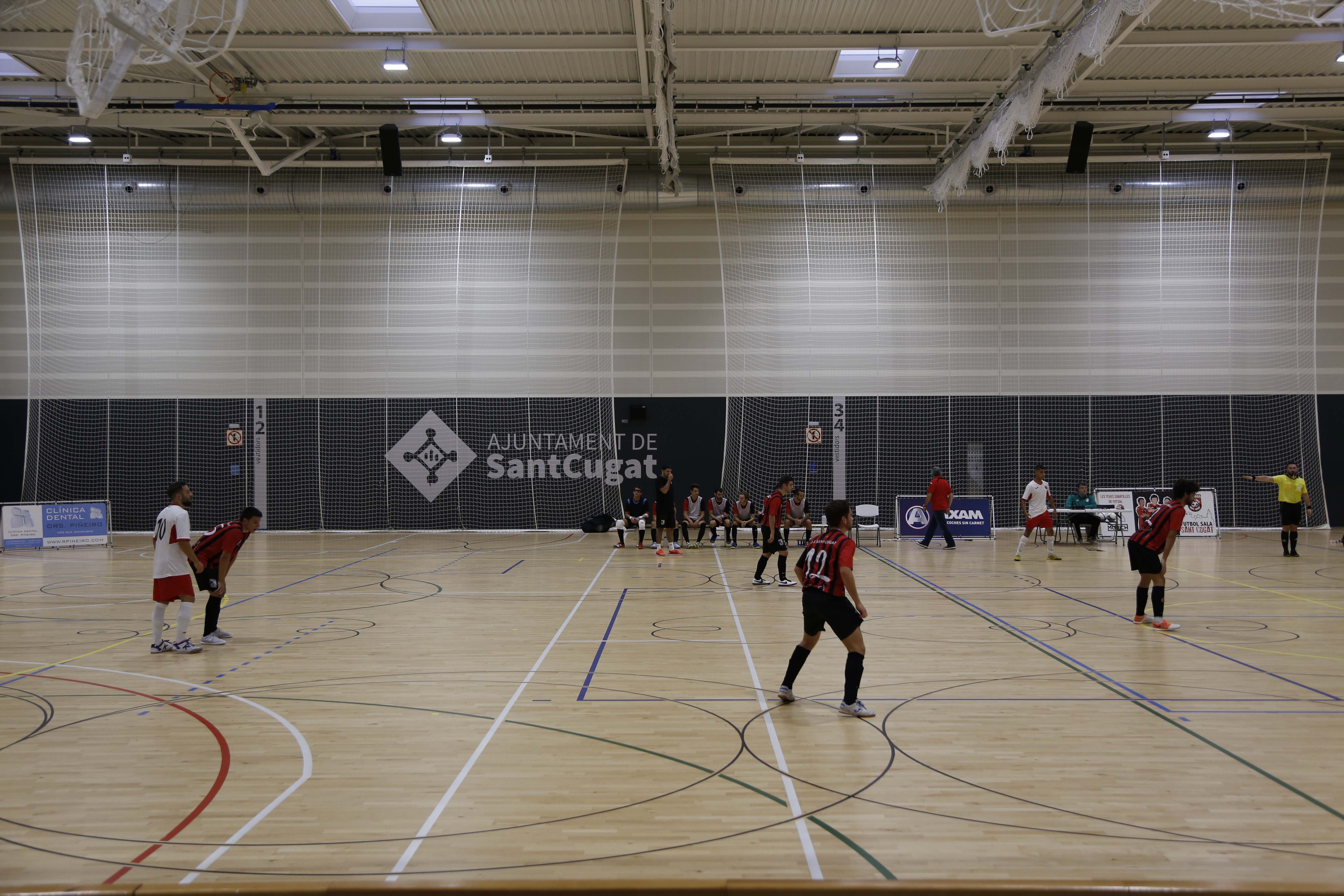 Partit de lliga futbol sala FS Sant Cugat- FS Parets. FOTO: Anna Bassa