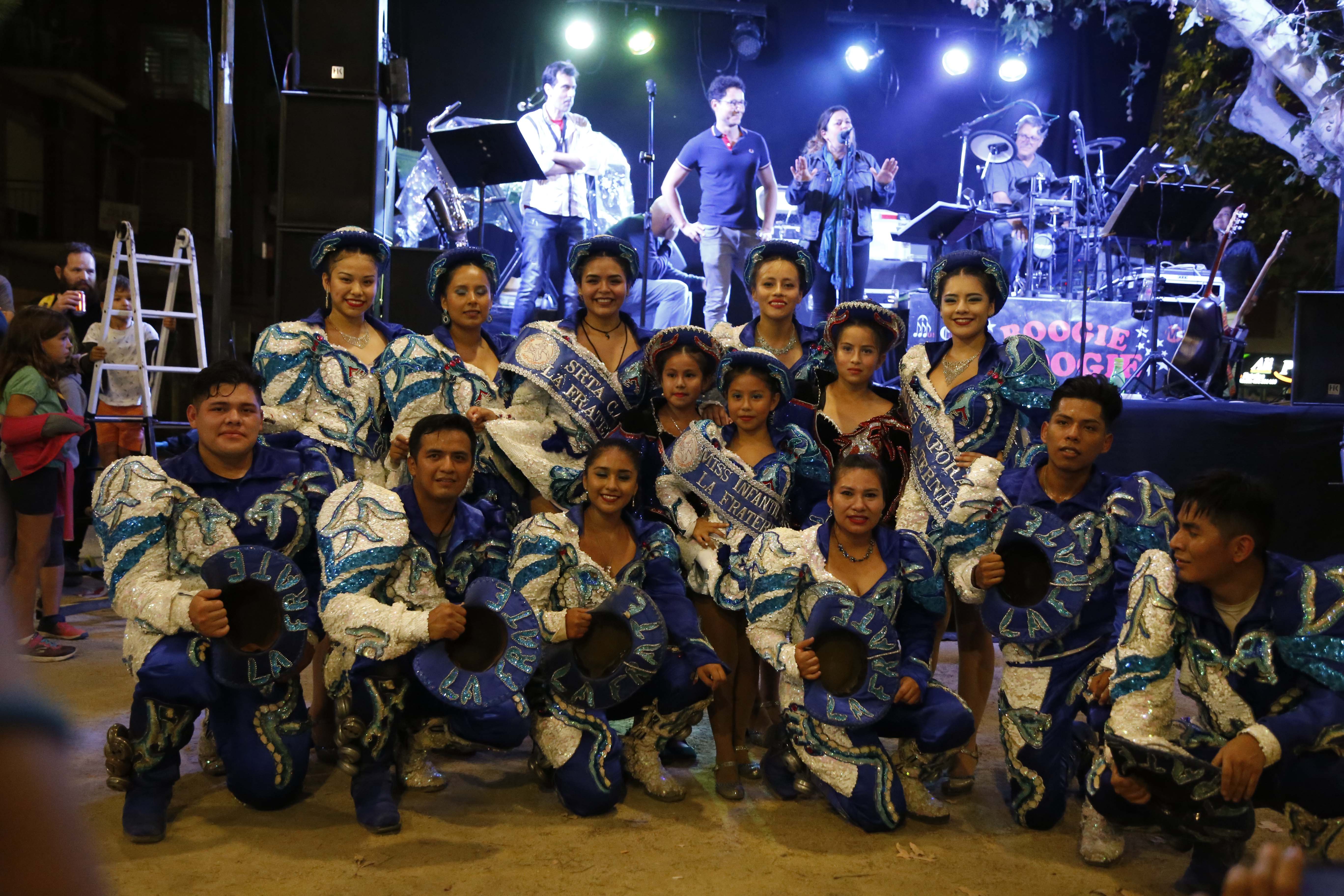 Rua boliviana amb els Caporales "La Fraternidad" de Sant Cugat. FOTO: Anna Bassa