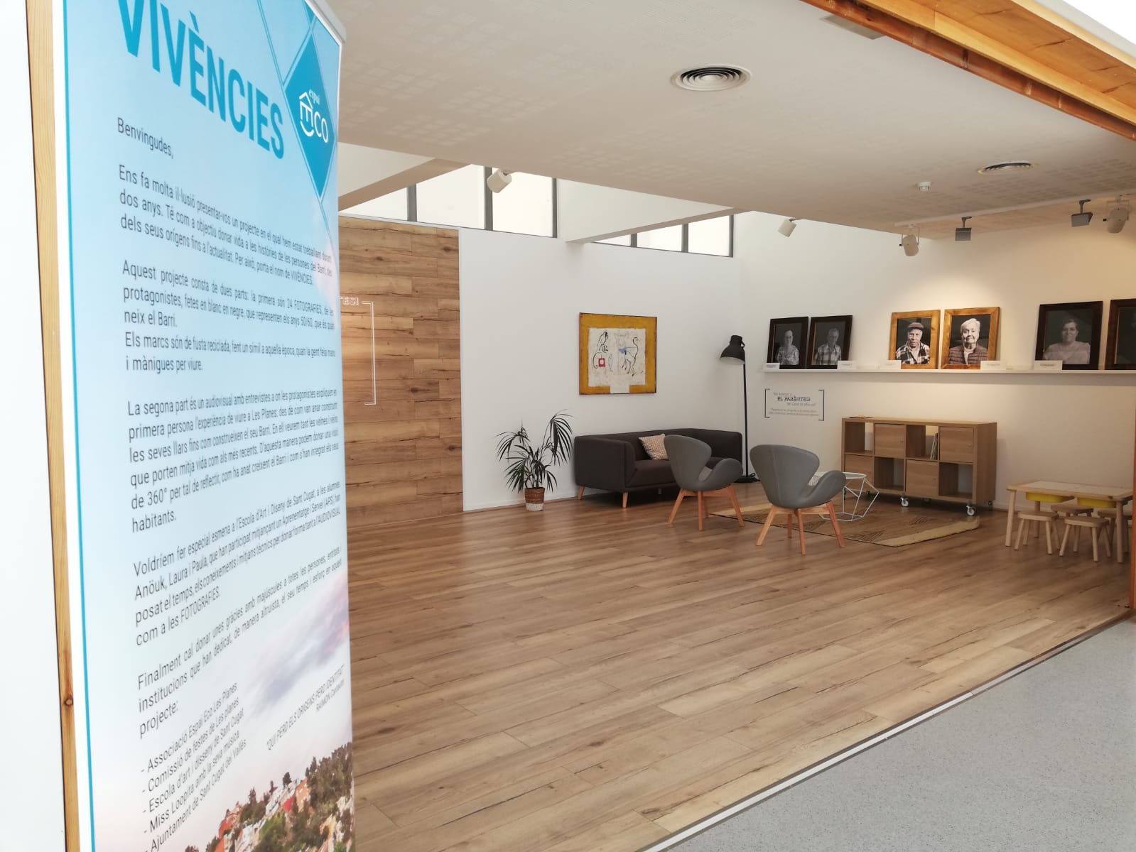 L'exposició recull la història del barri de les Planes. FOTO: Cedida