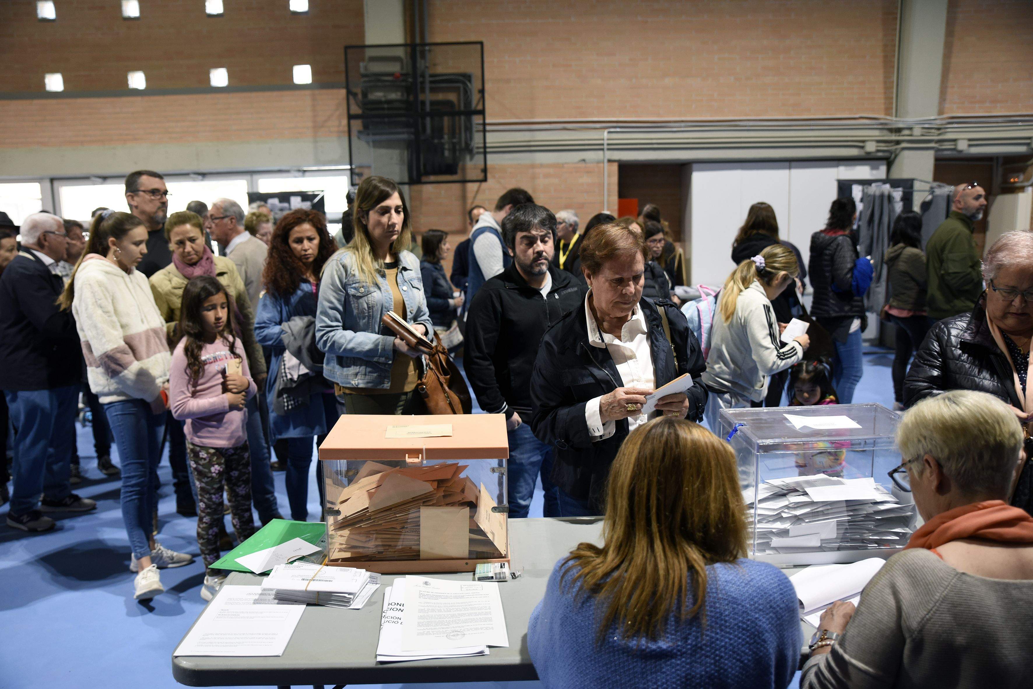  Eleccions generals del 28 d'abril a Sant Cugat. FOTO: Bernat Millet