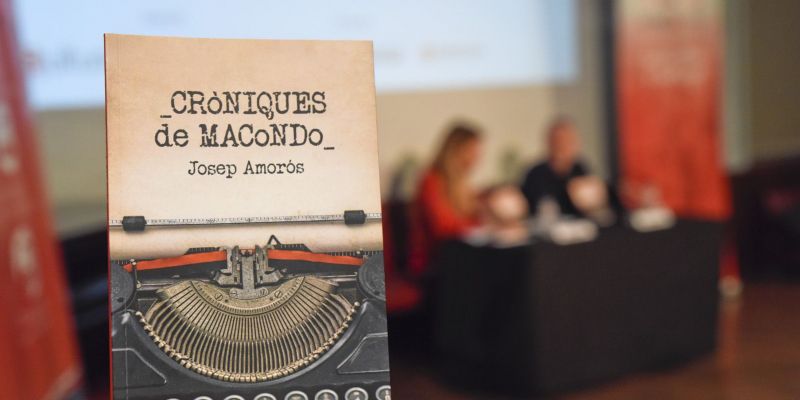'Cròniques de Macondo' és el segon llibre de Josep Amorós. FOTO: Bernat Millet