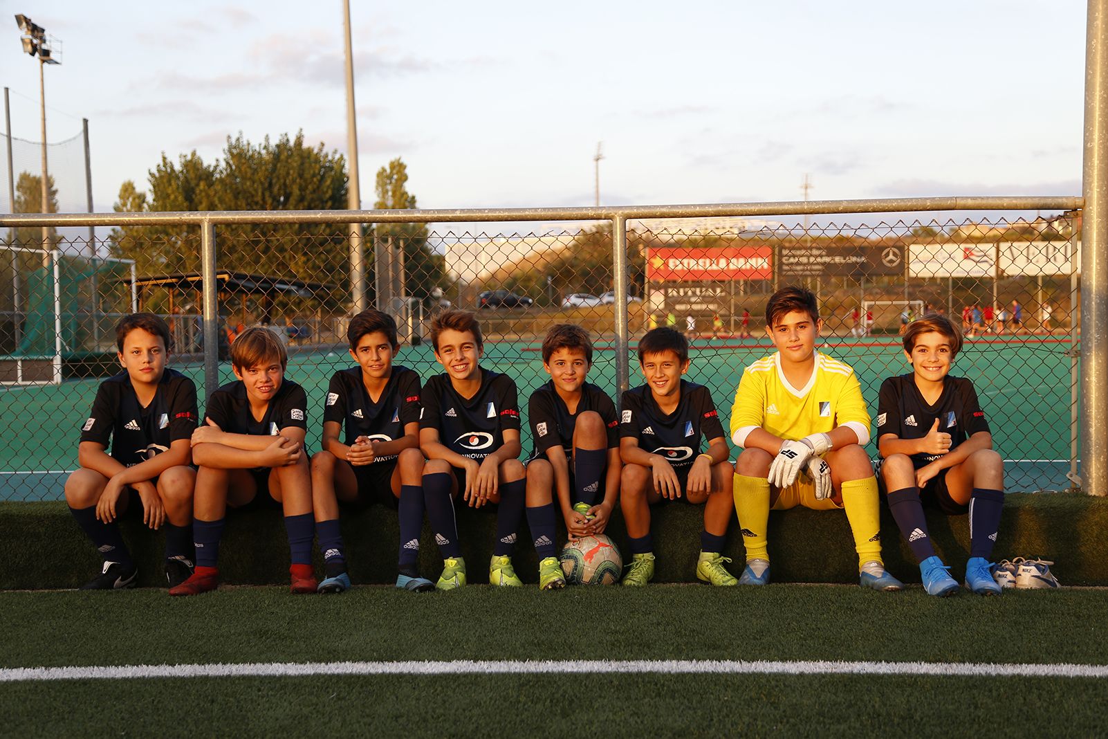 Moments abans de la Presentació Futbol Junior FC 2019. FOTO: Anna Bassa