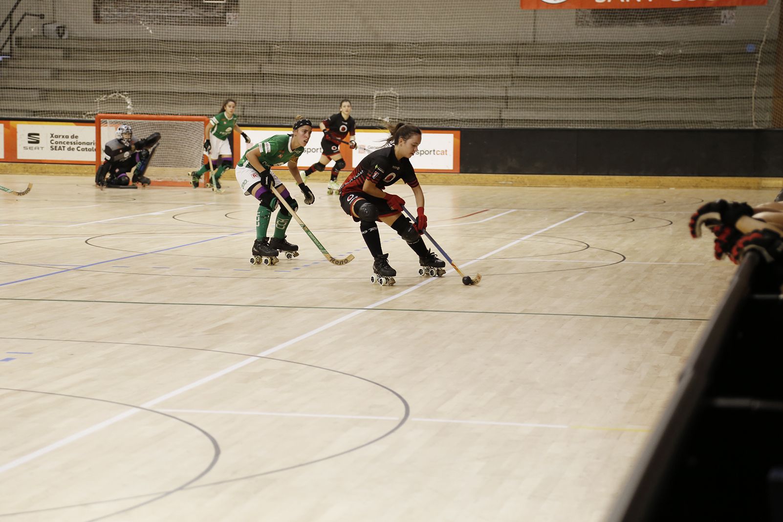 Partit de lliga entre PHC Sant Cugat i Cerdanyola CH. FOTO: Anna Bassa.
